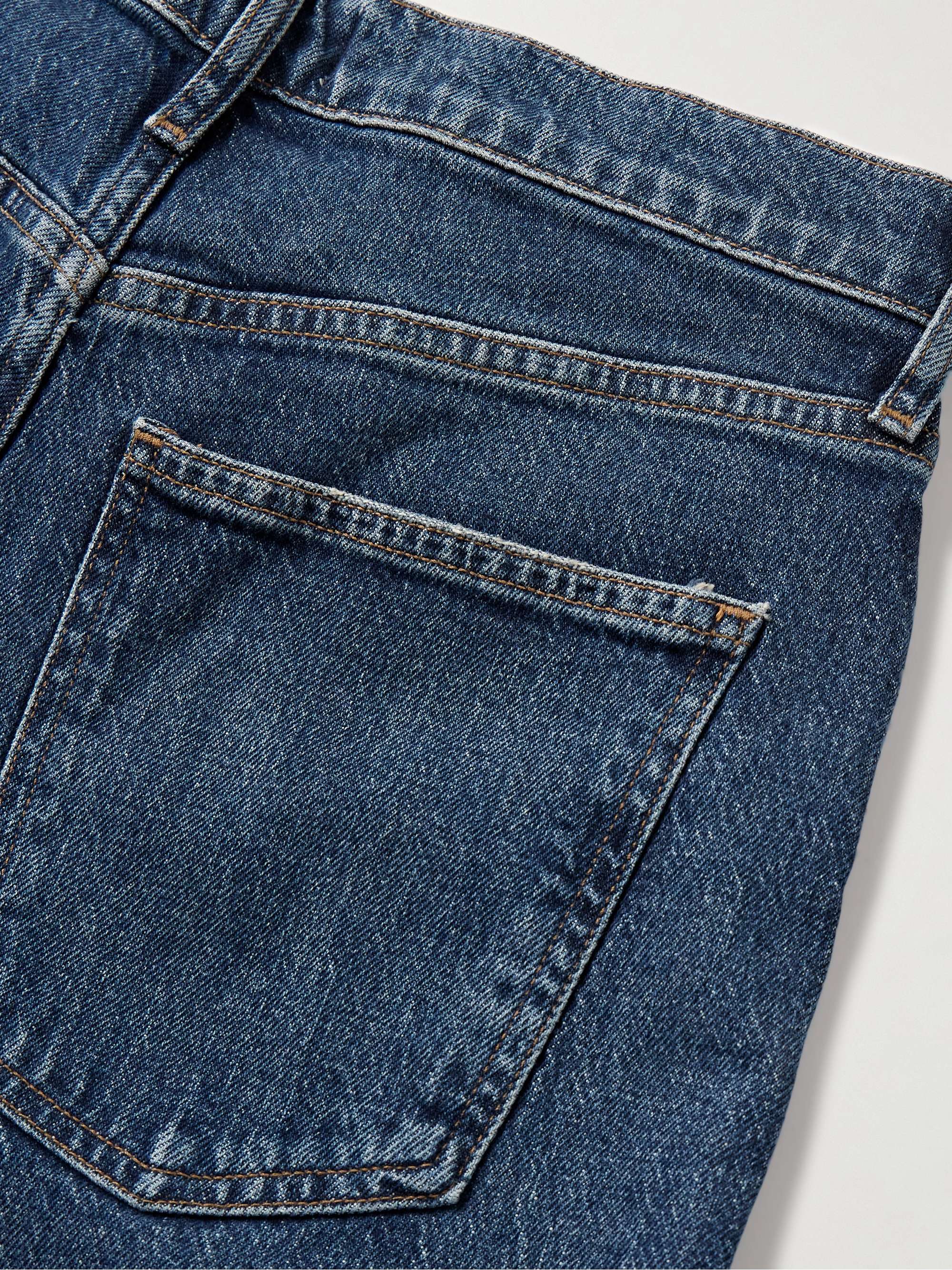 Harper mid-rise wide-leg jeans view