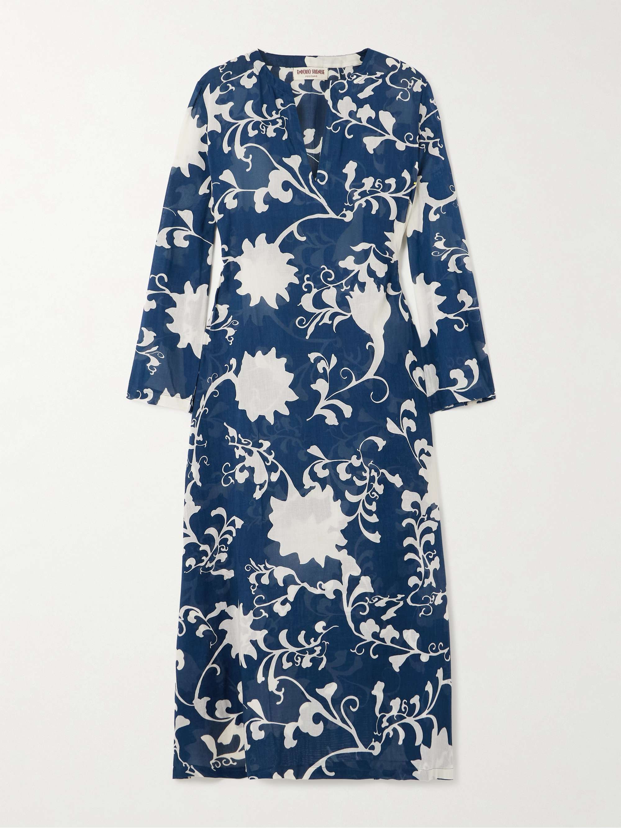 Giada floral-print cotton-voile kaftan view