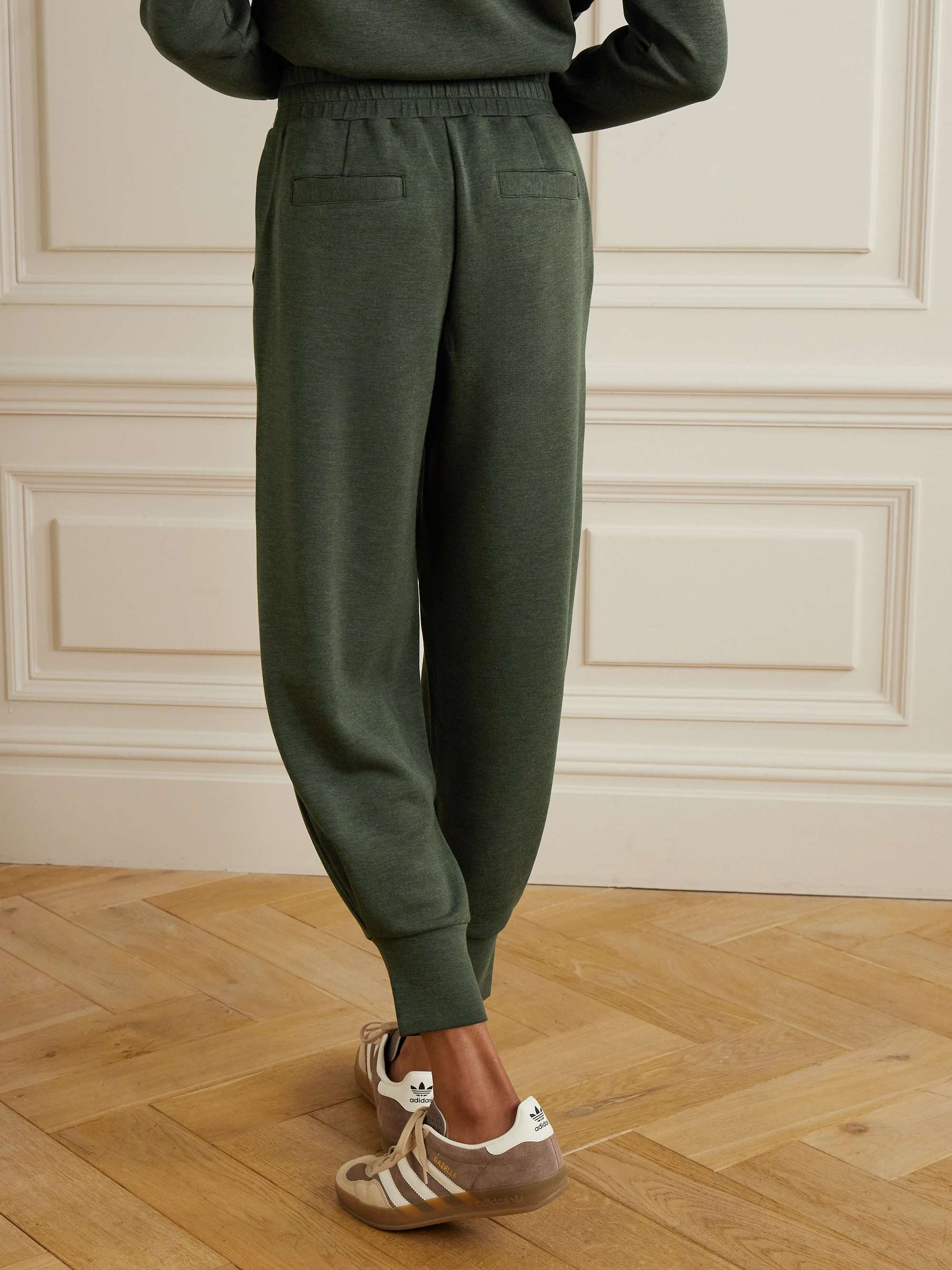 The Relaxed jersey tapered track pants view
