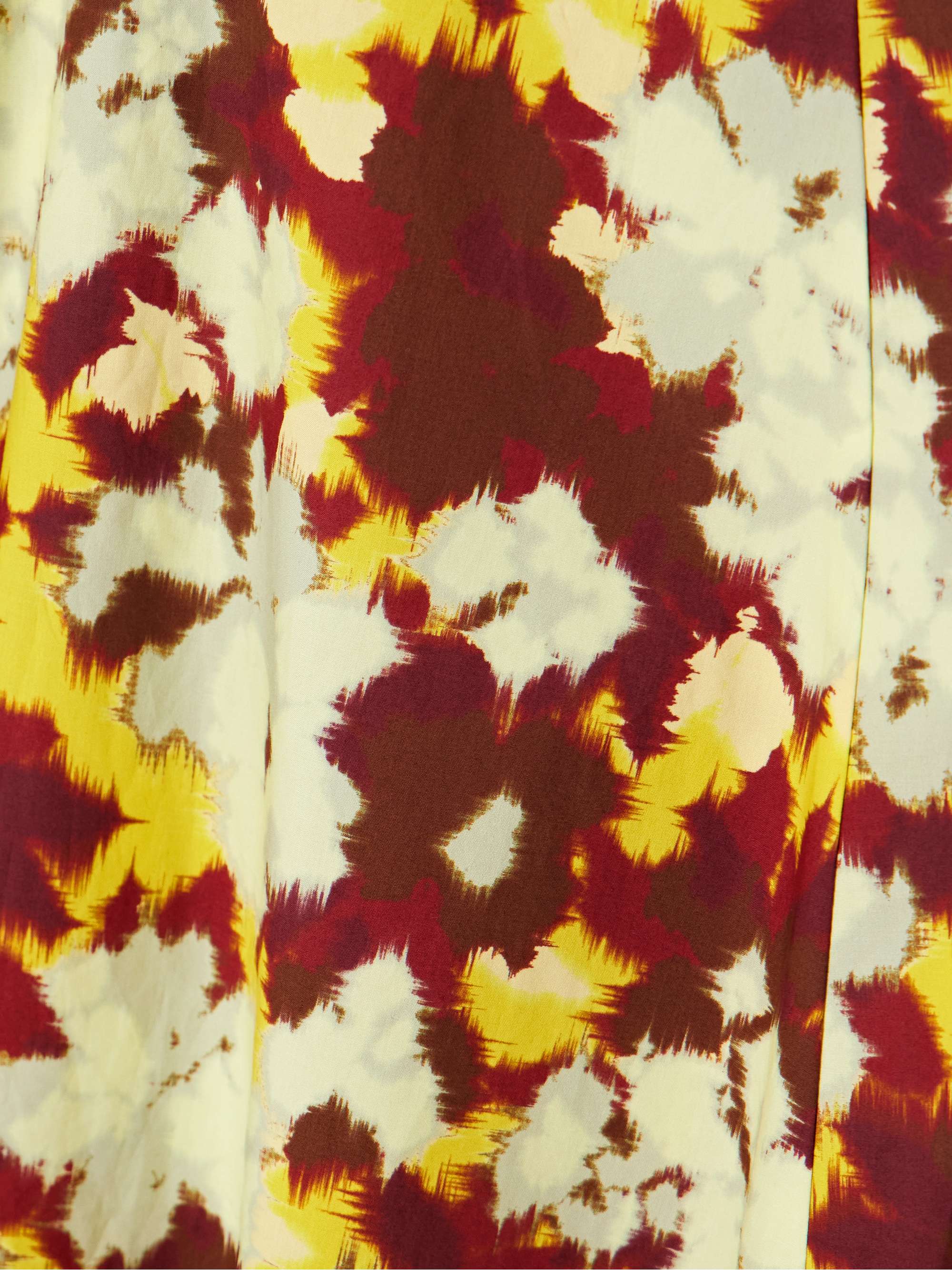 Vianne pleated floral-print cotton-poplin midi skirt view