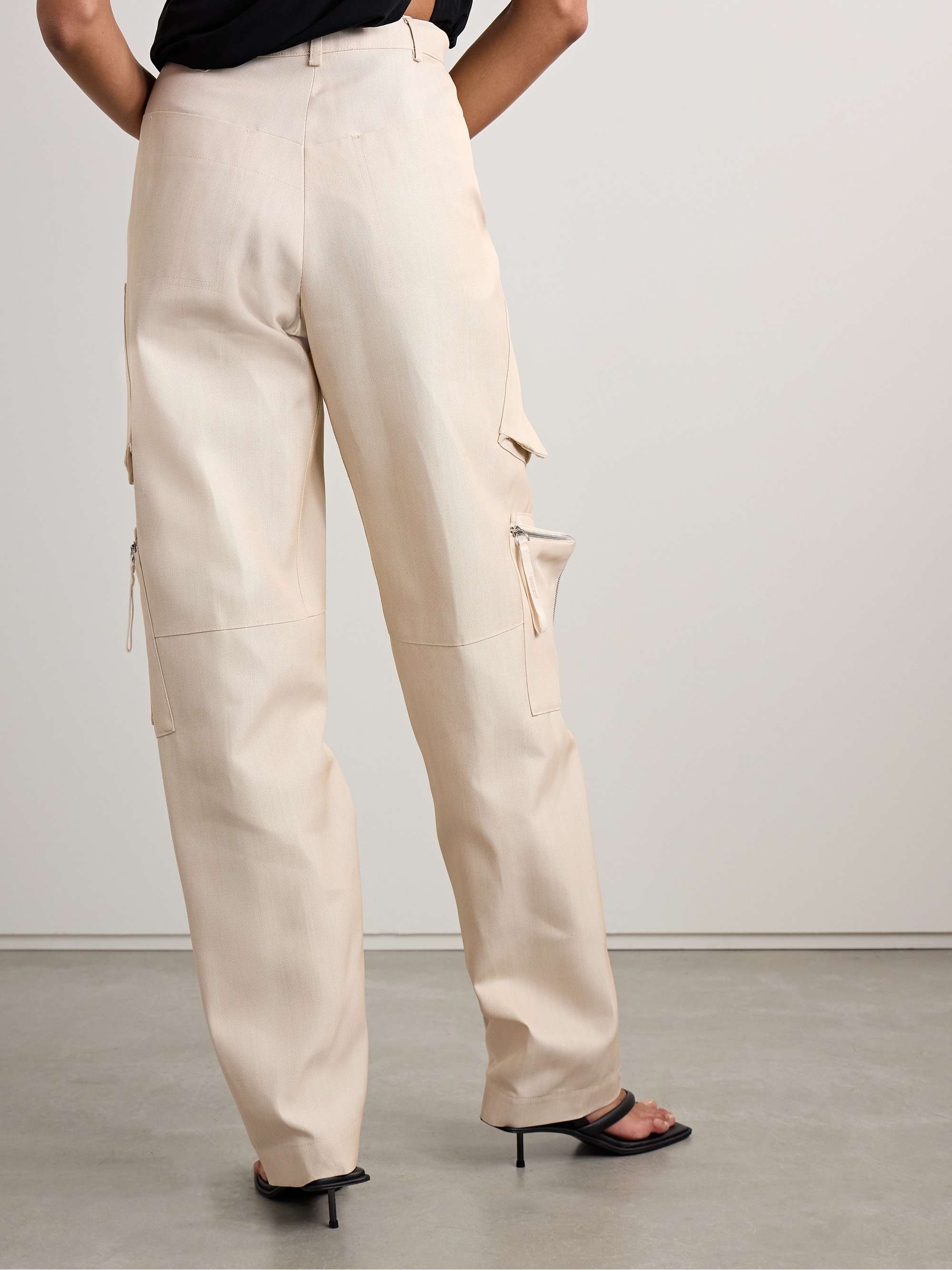 Atelier canvas straight-leg cargo pants view