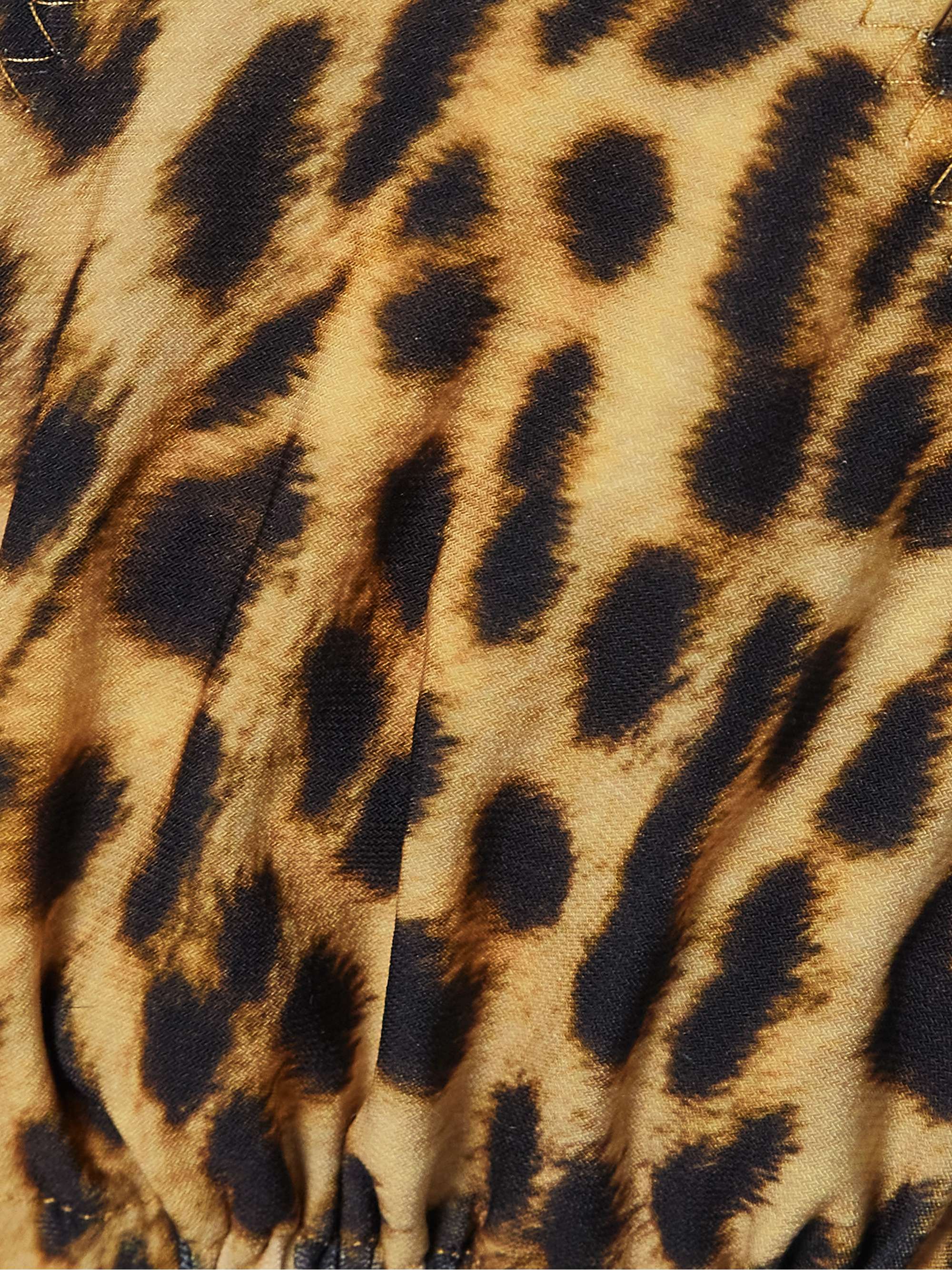 Leopard-print halterneck triangle bikini view