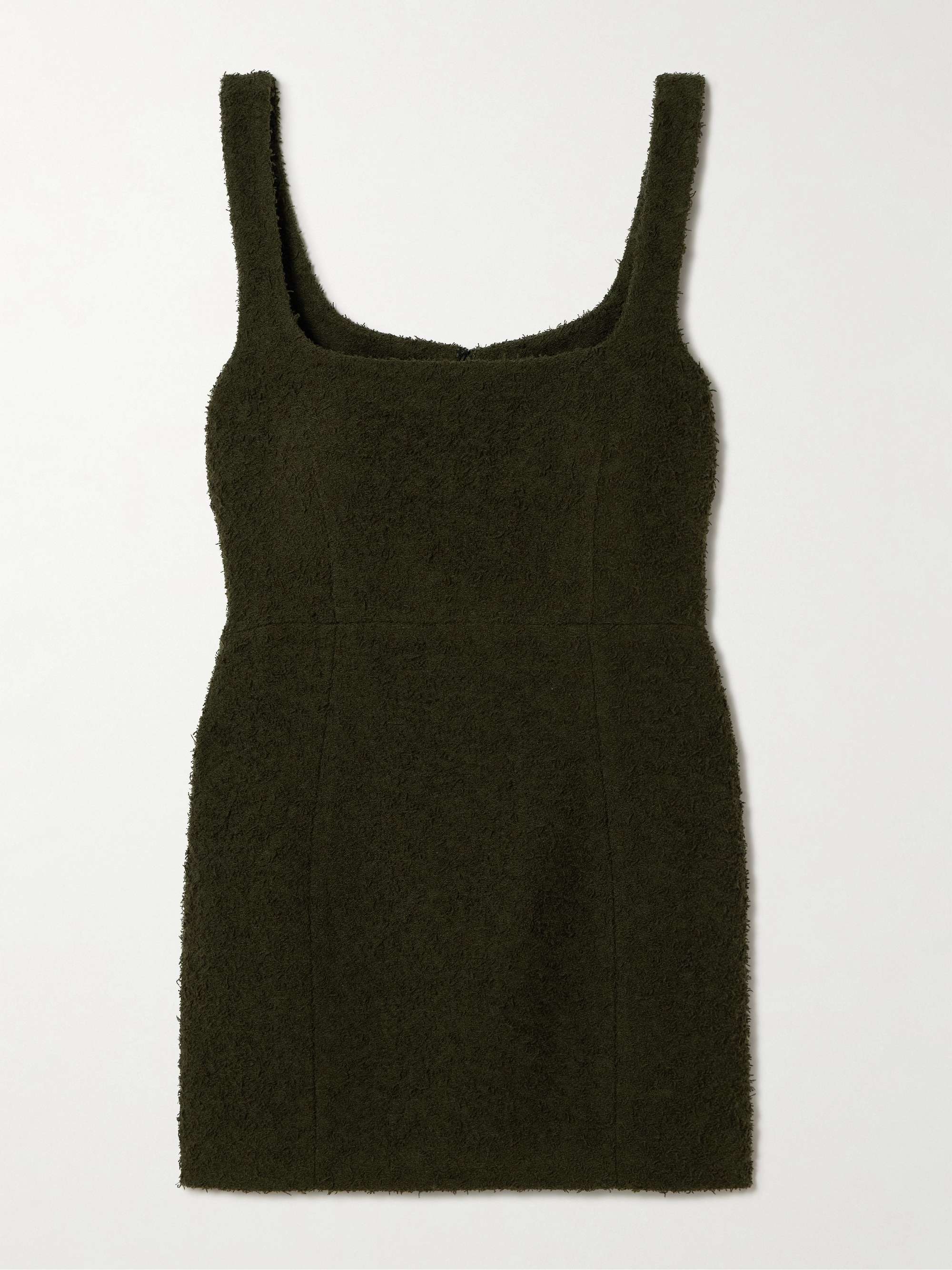Wool-blend bouclé top view