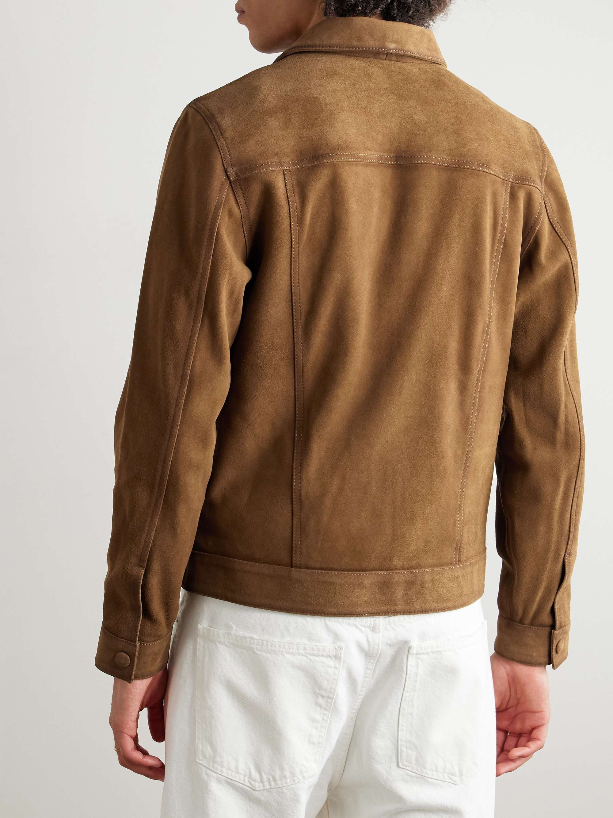 Leonide Burnished-Suede Jacket view
