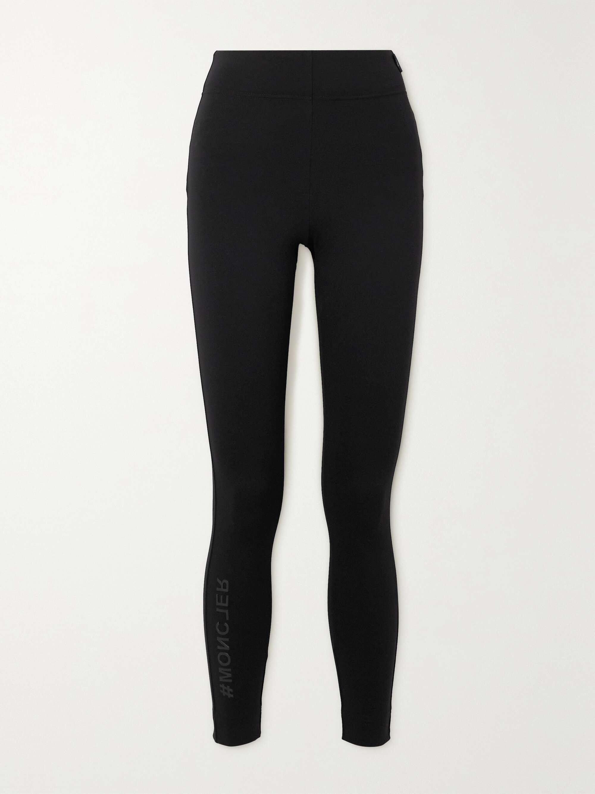 Printed stretch-jersey leggings view