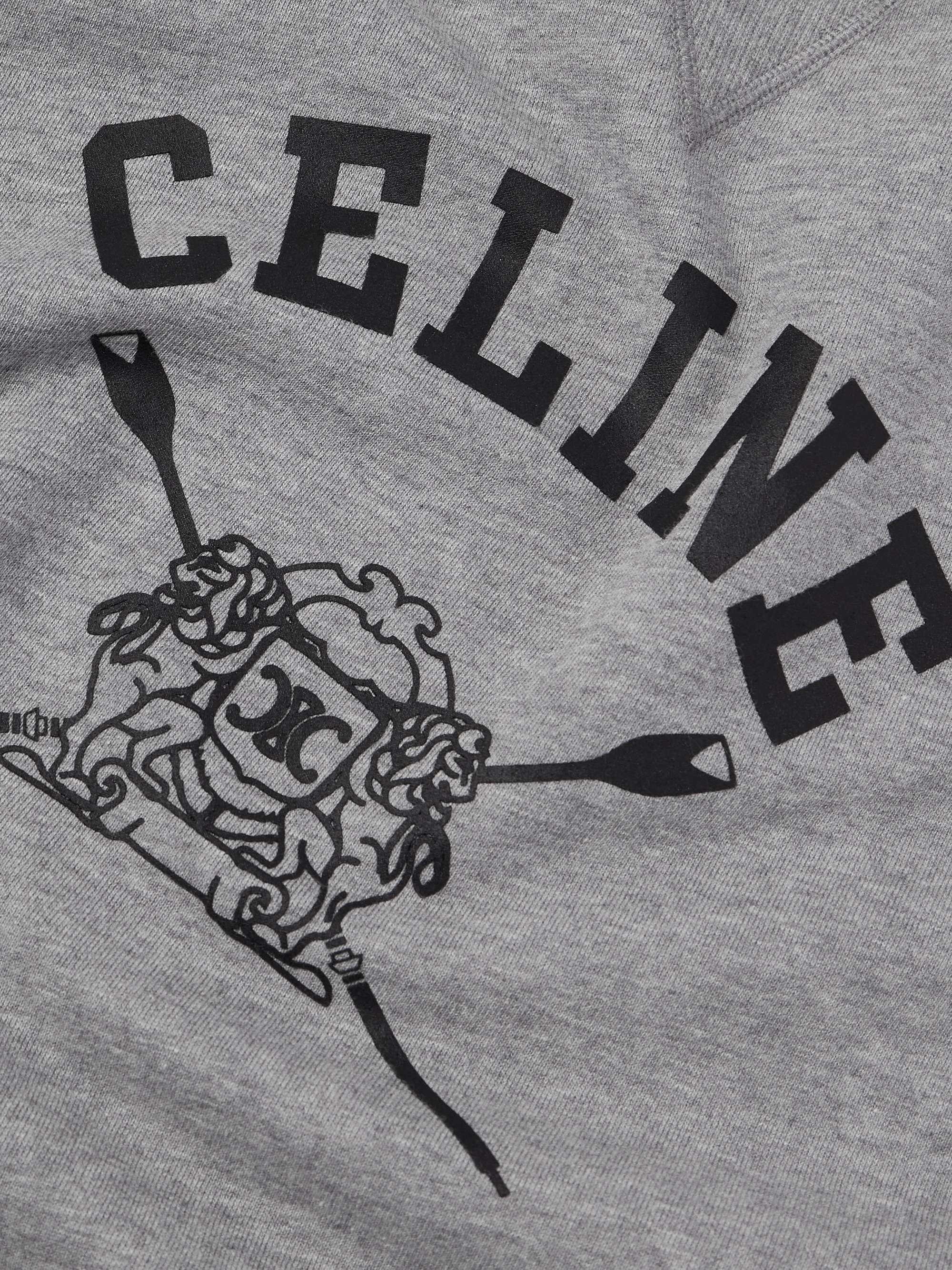 Cropped Logo-Print Cotton-Jersey Sweatshirt view