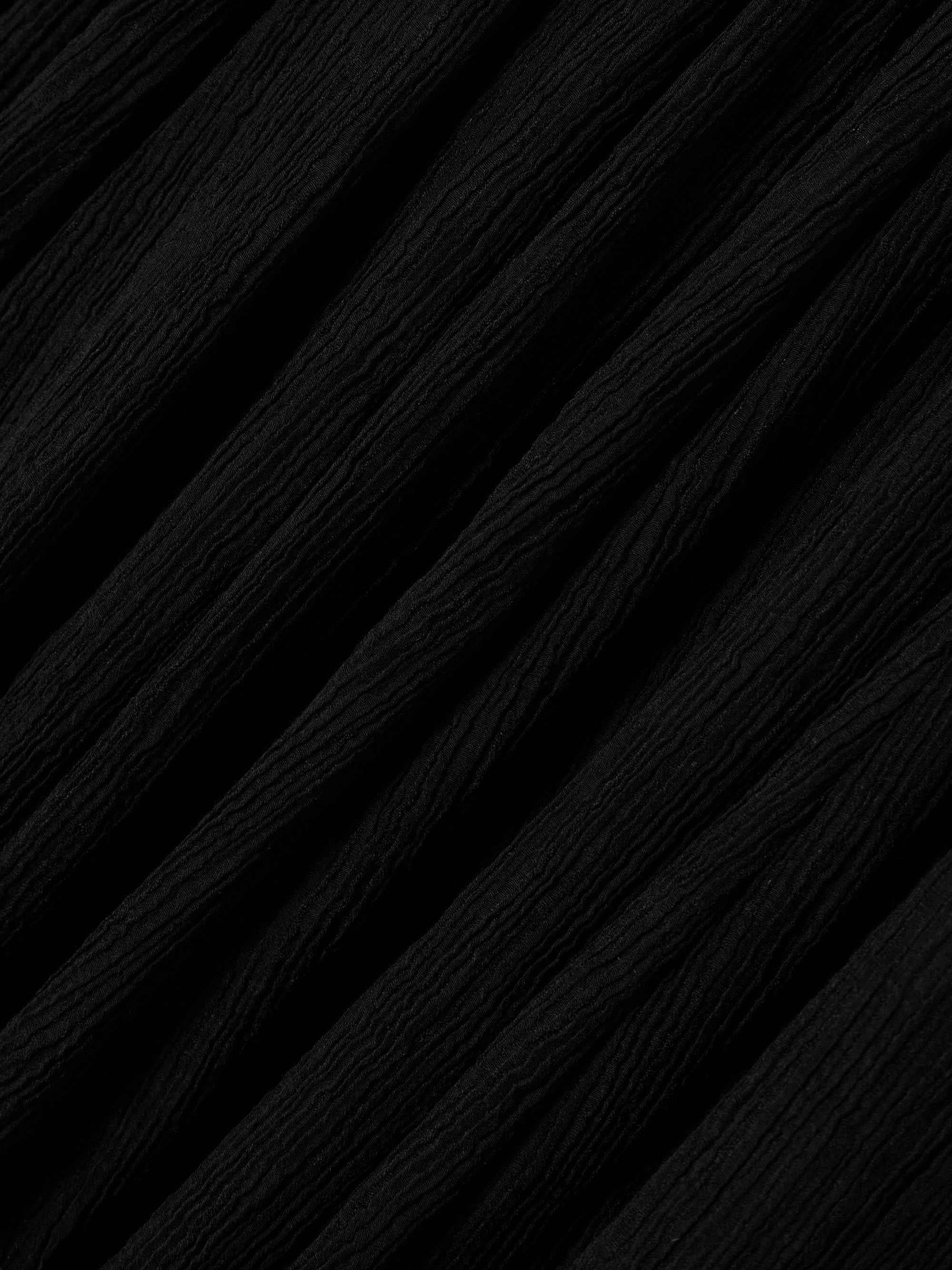 Plissé-organic cotton-blend maxi skirt view