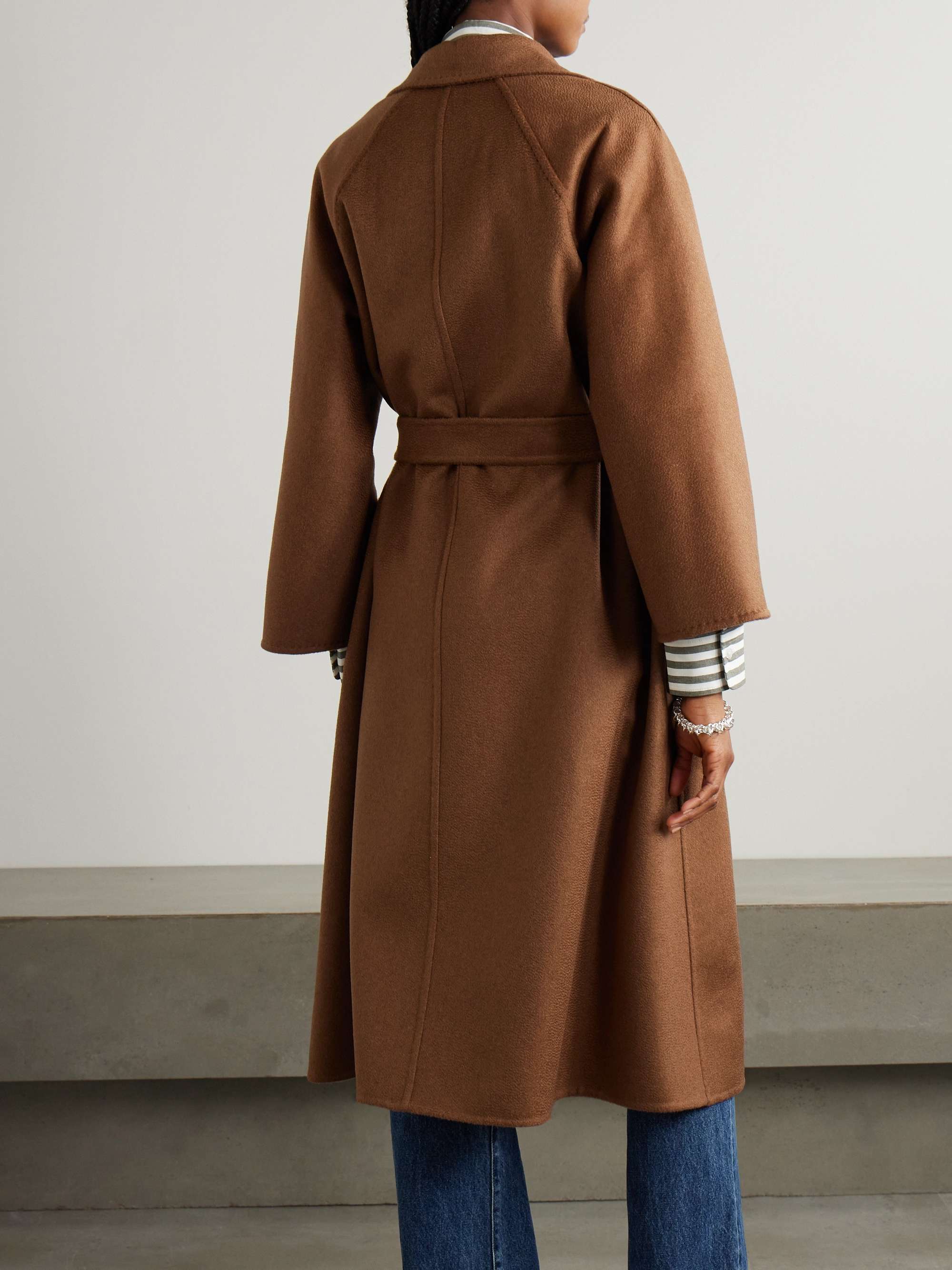 Ludmilla belted cashmere coat view