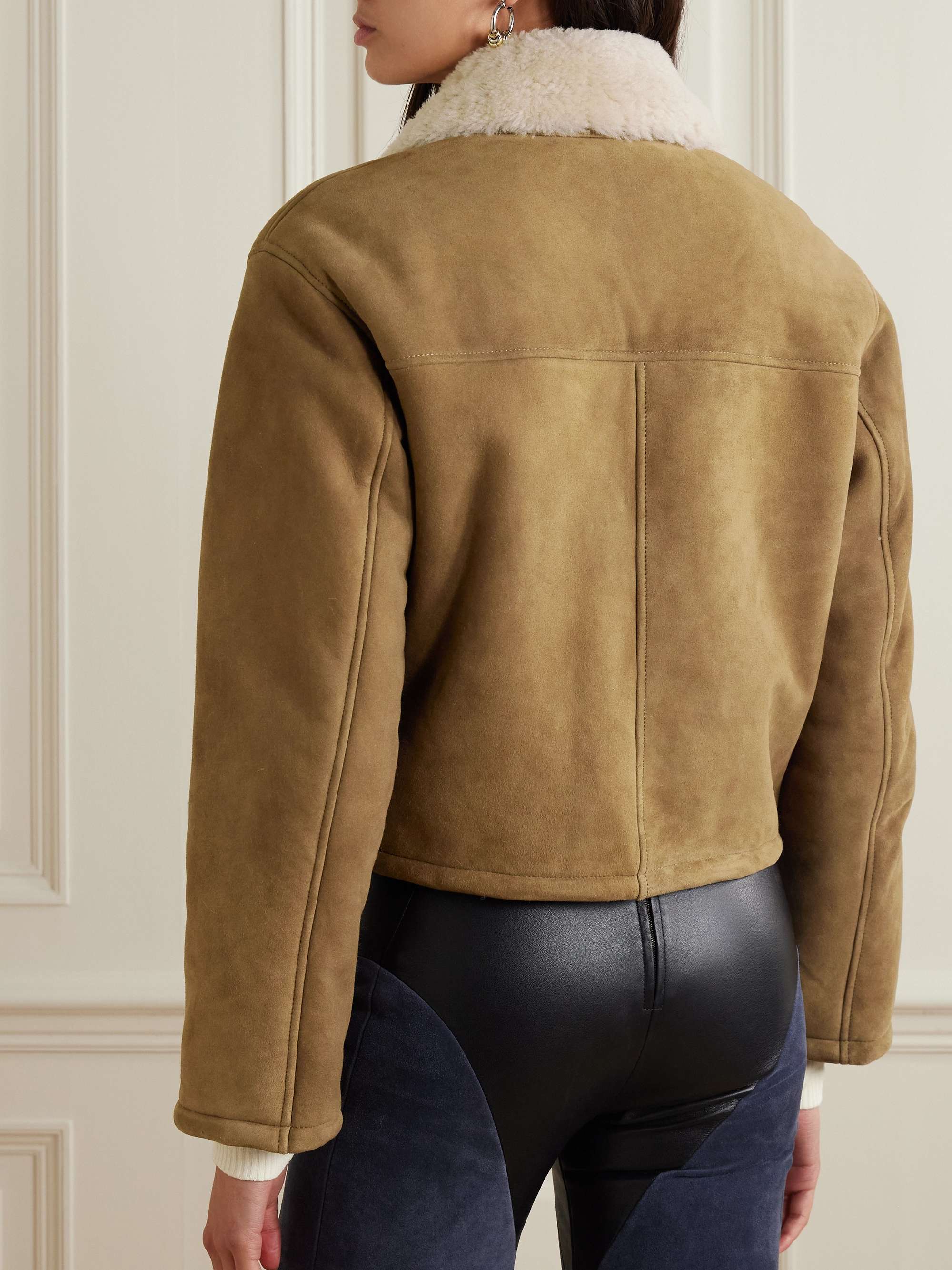 Nyla shearling jacket view