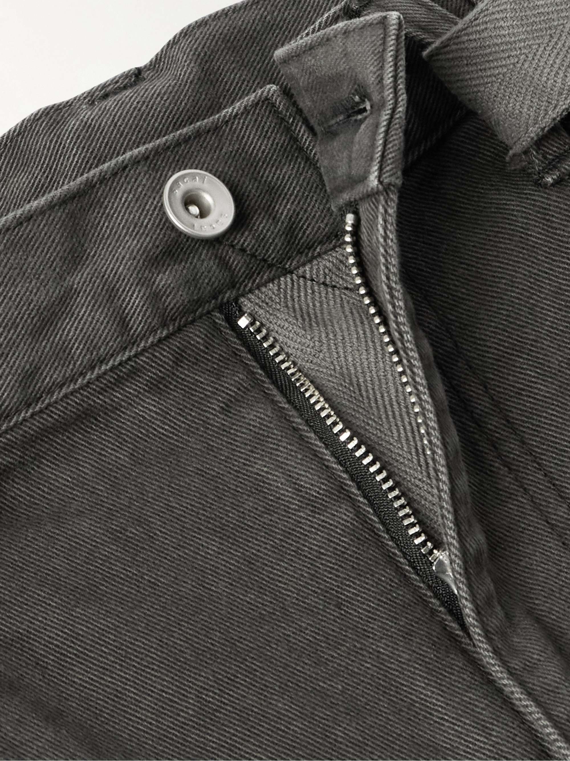 Wide-Leg Belted Jeans view