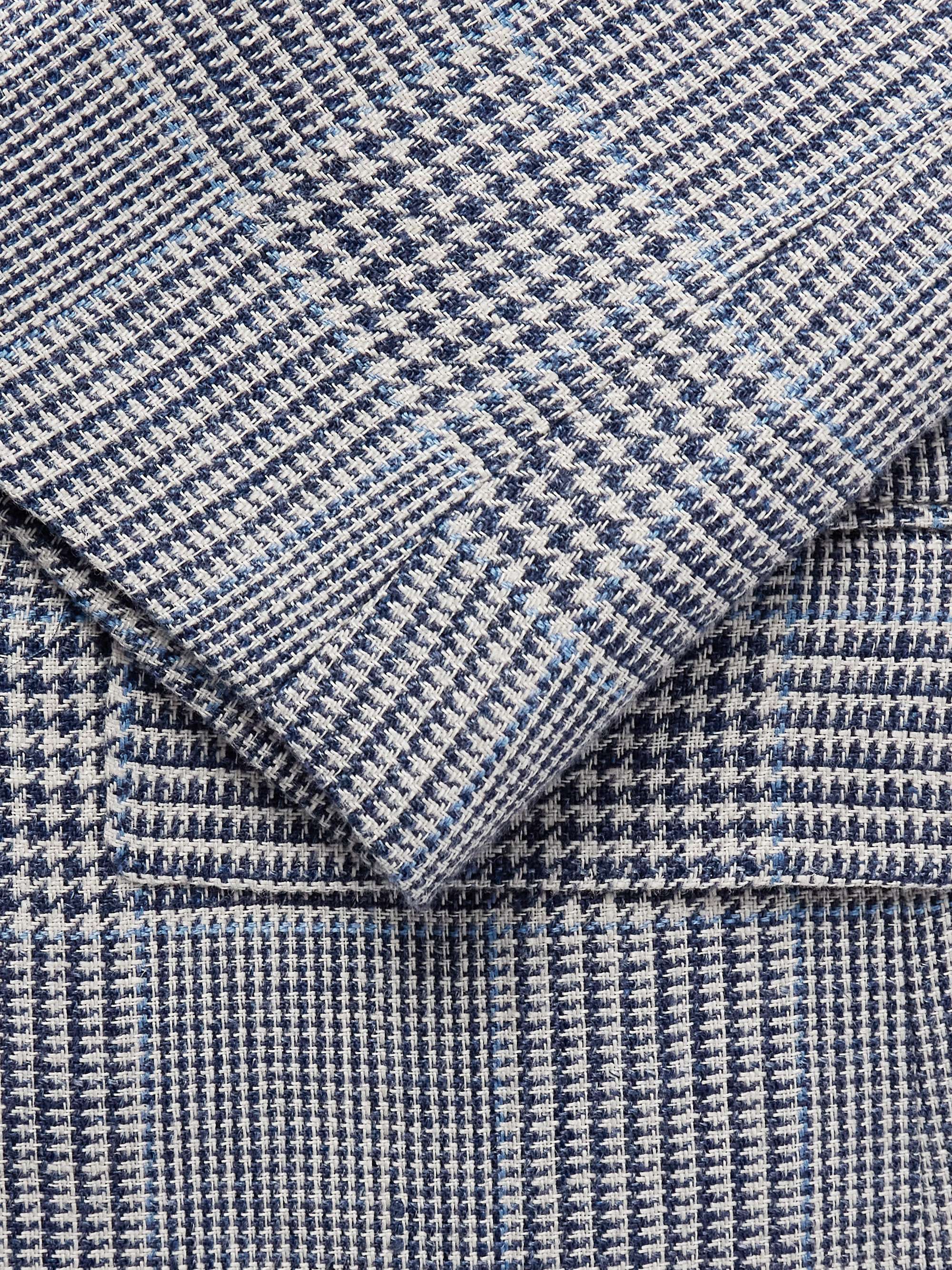 Prince of Wales Checked Linen Blazer view