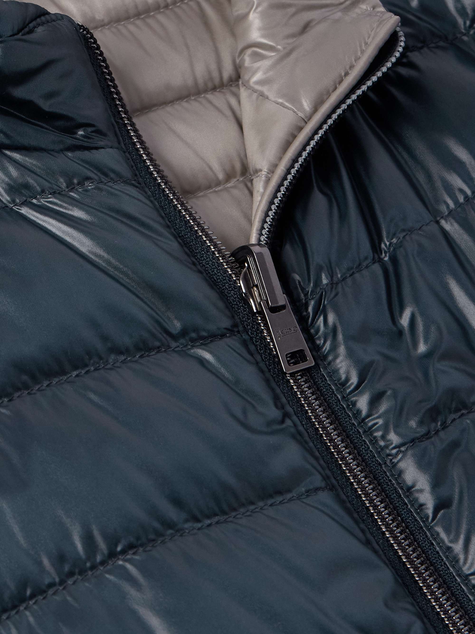 Reversible Quilted Nylon Down Gilet view