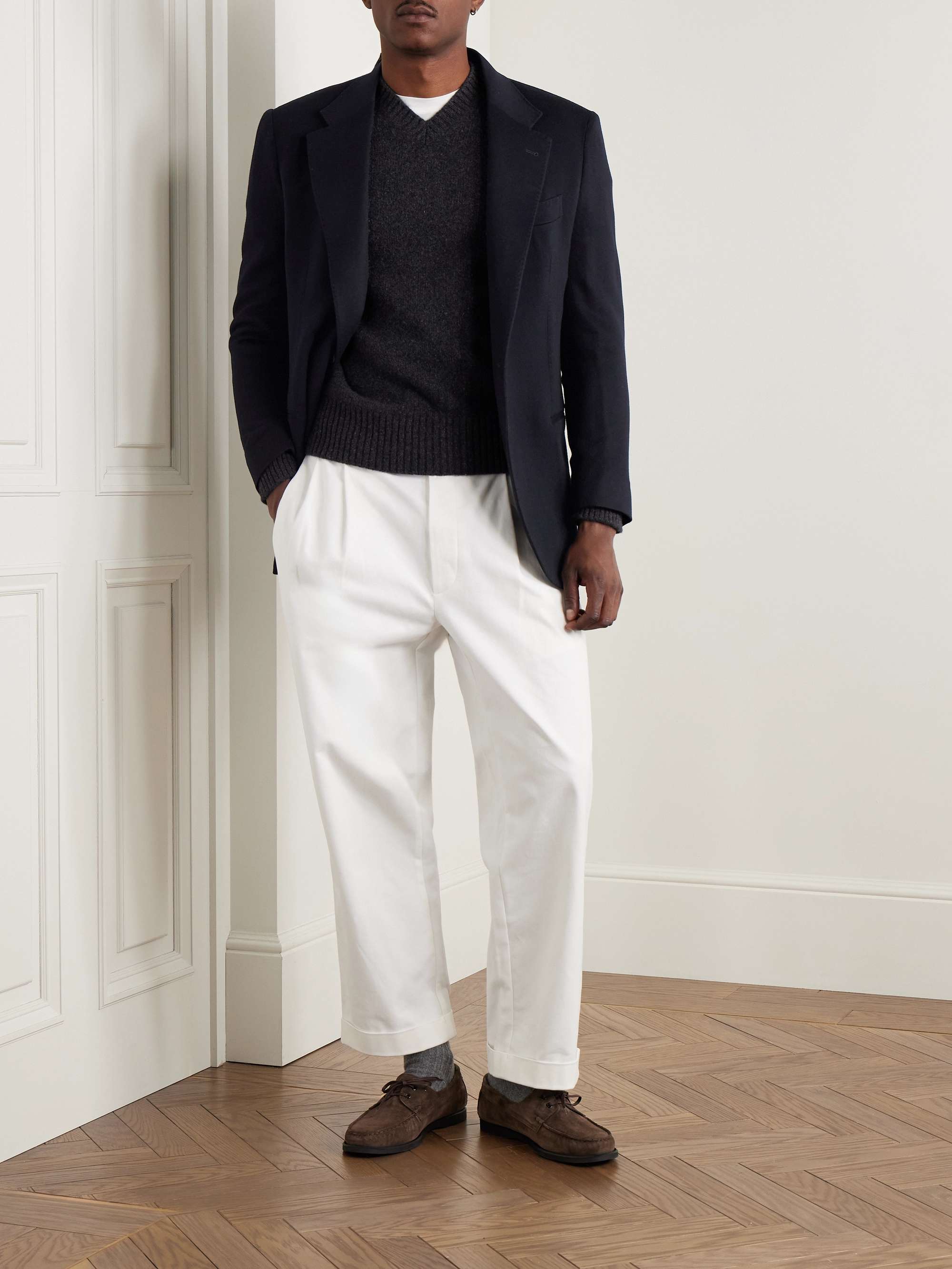Sartoria Brushed-Cashmere Blazer view