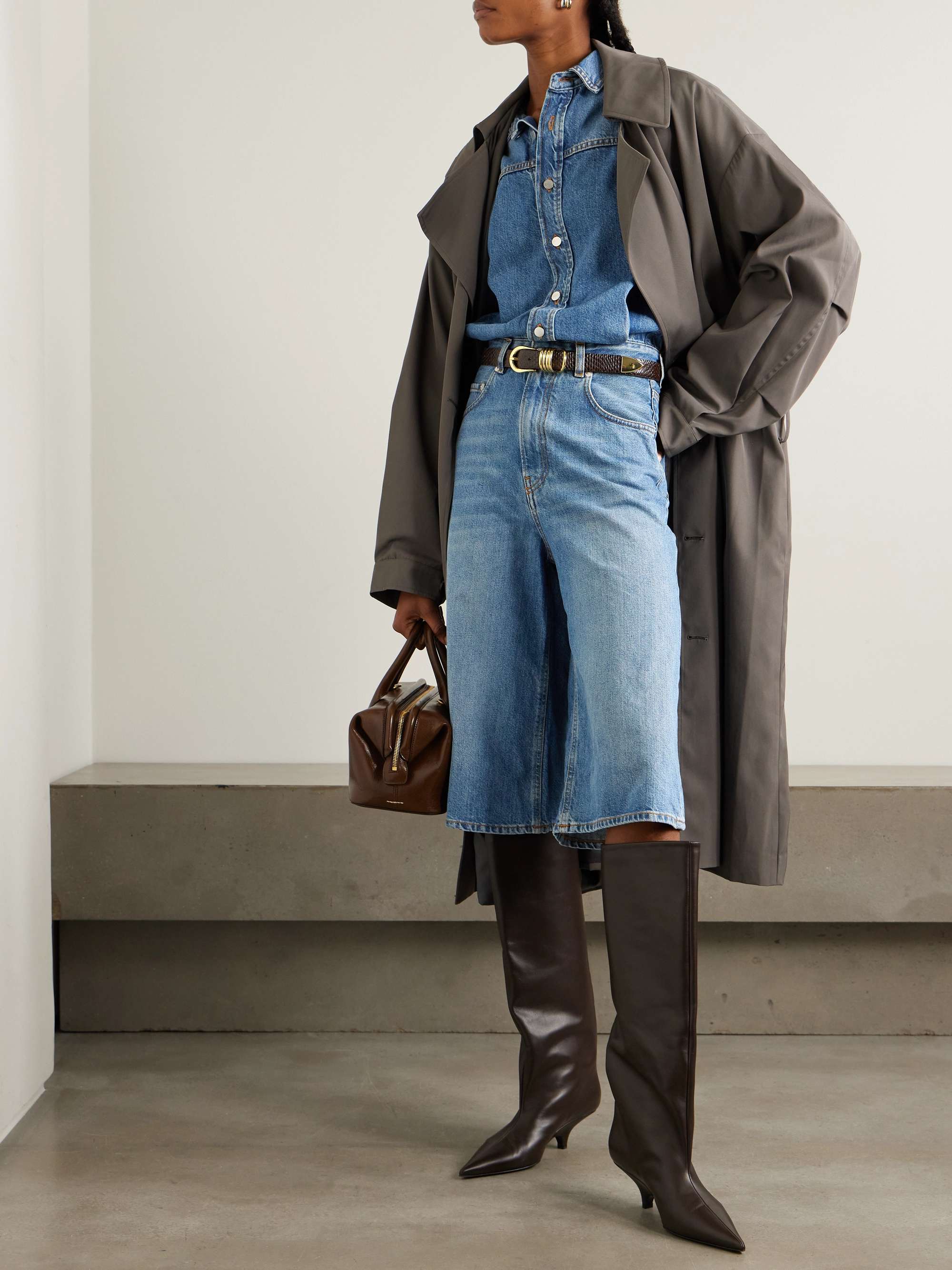 Tonya denim jumpsuit view