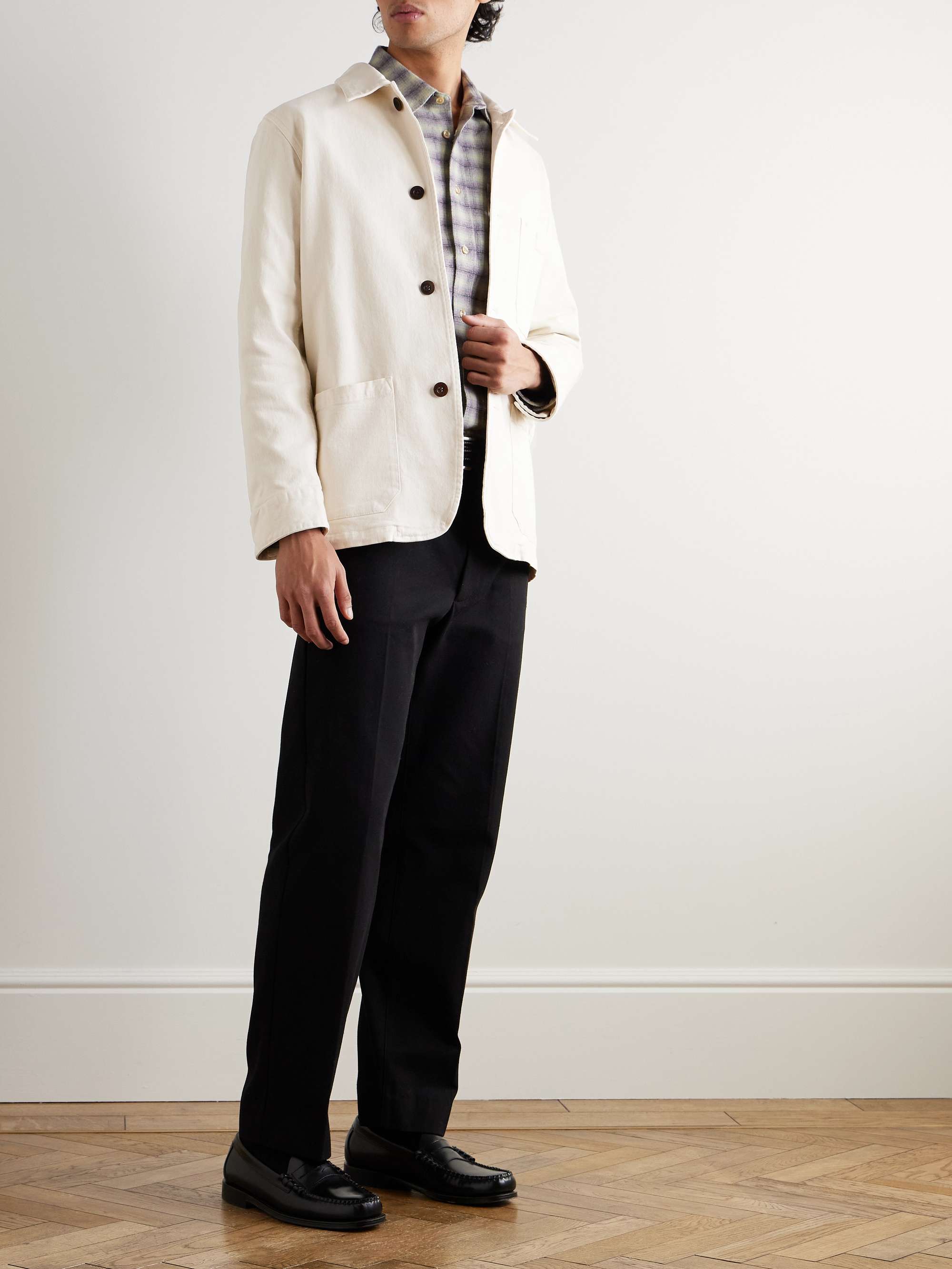 Labura Stretch-Cotton Twill Overshirt view