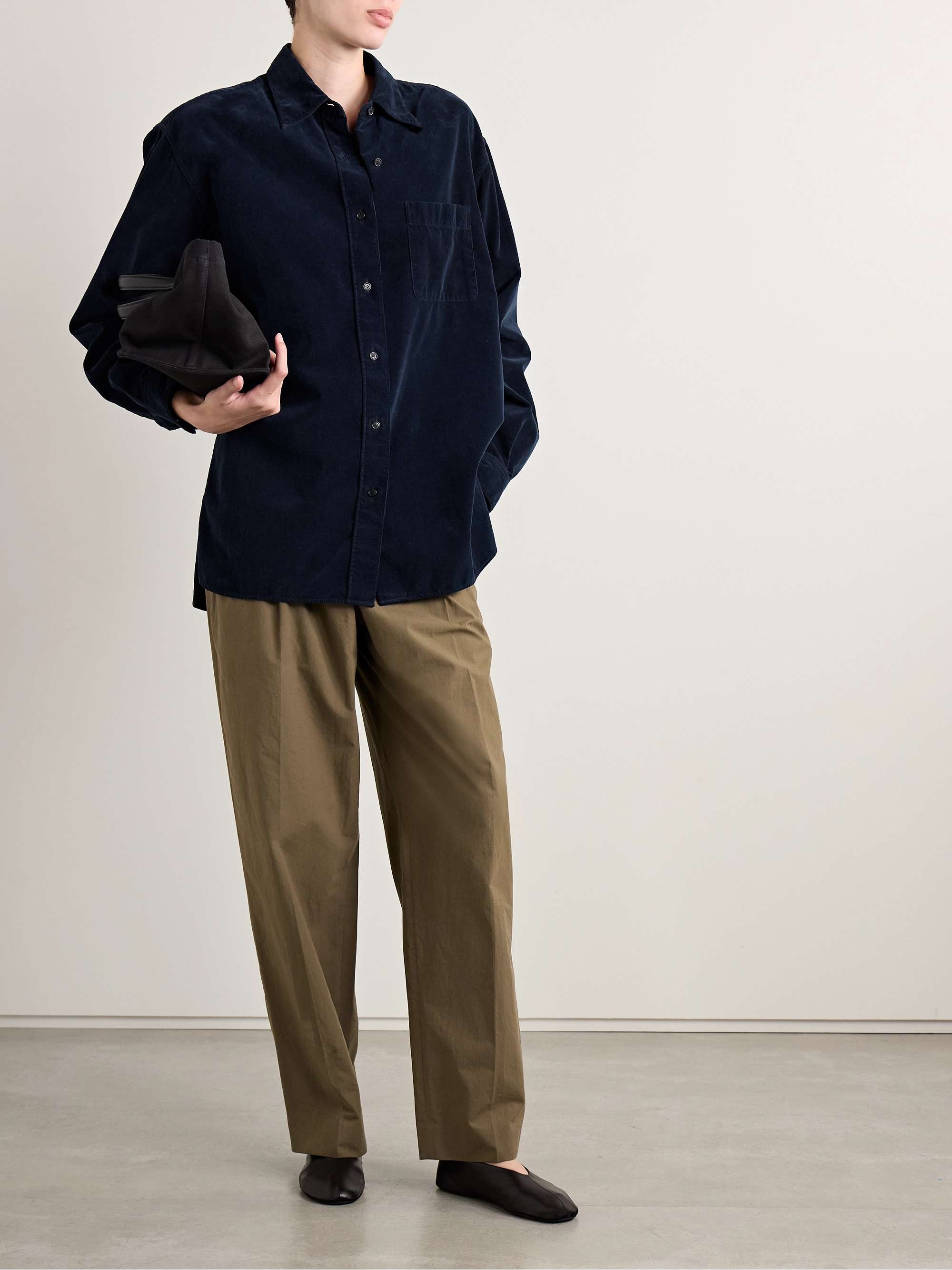Nesson cotton-corduroy shirt view