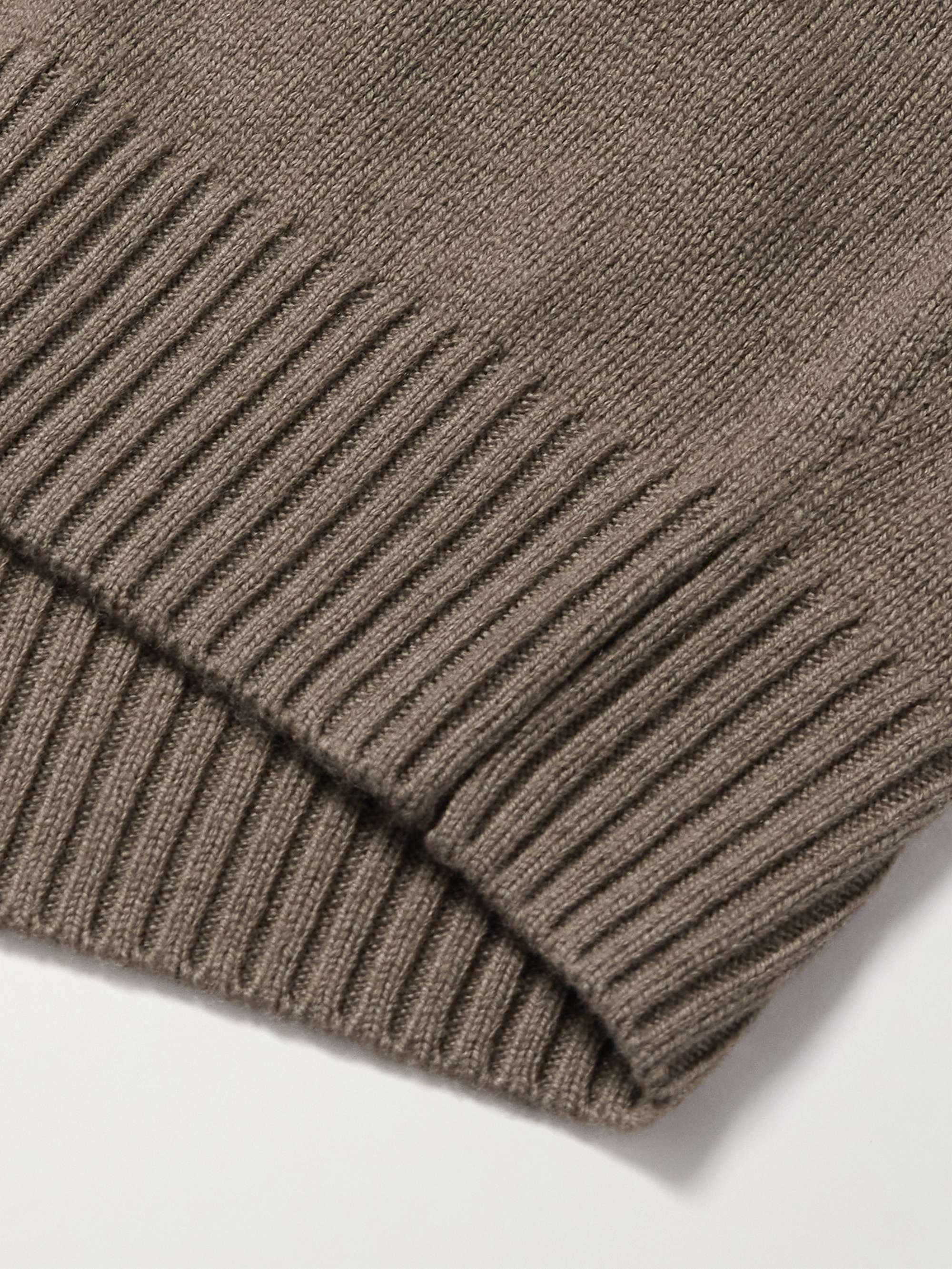 Wool and Silk-Blend Polo Shirt view