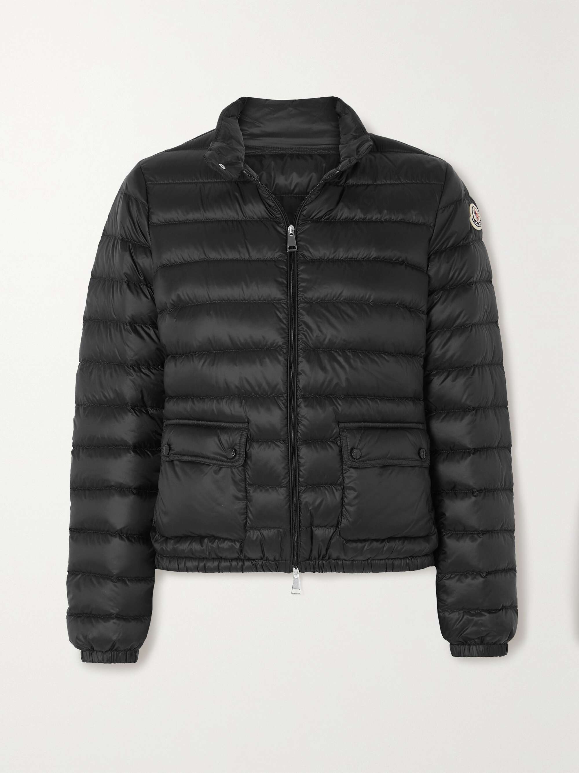 Lans quilted padded shell down jacket view