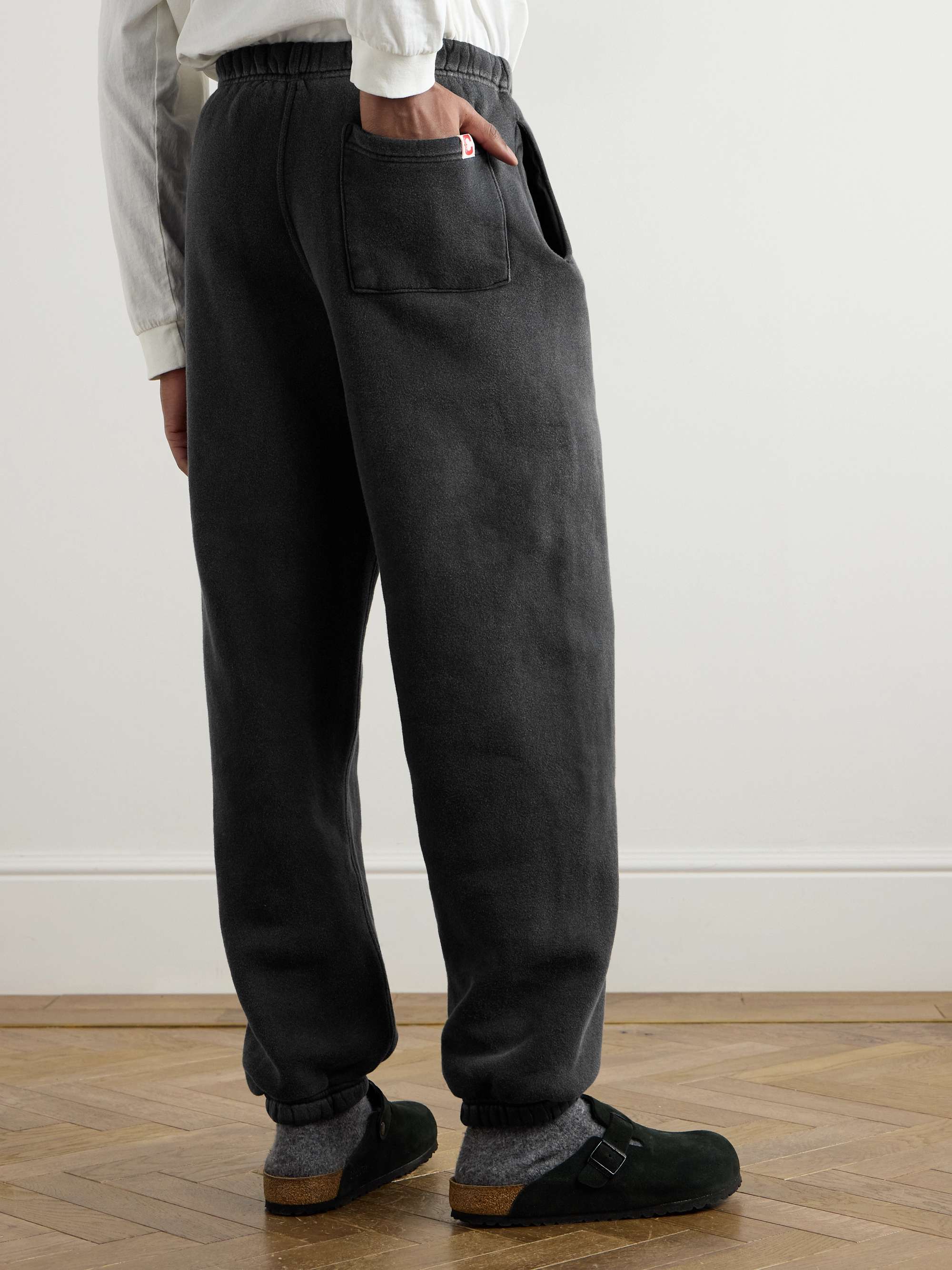 Classic Tapered Cotton-Jersey Sweatpants view