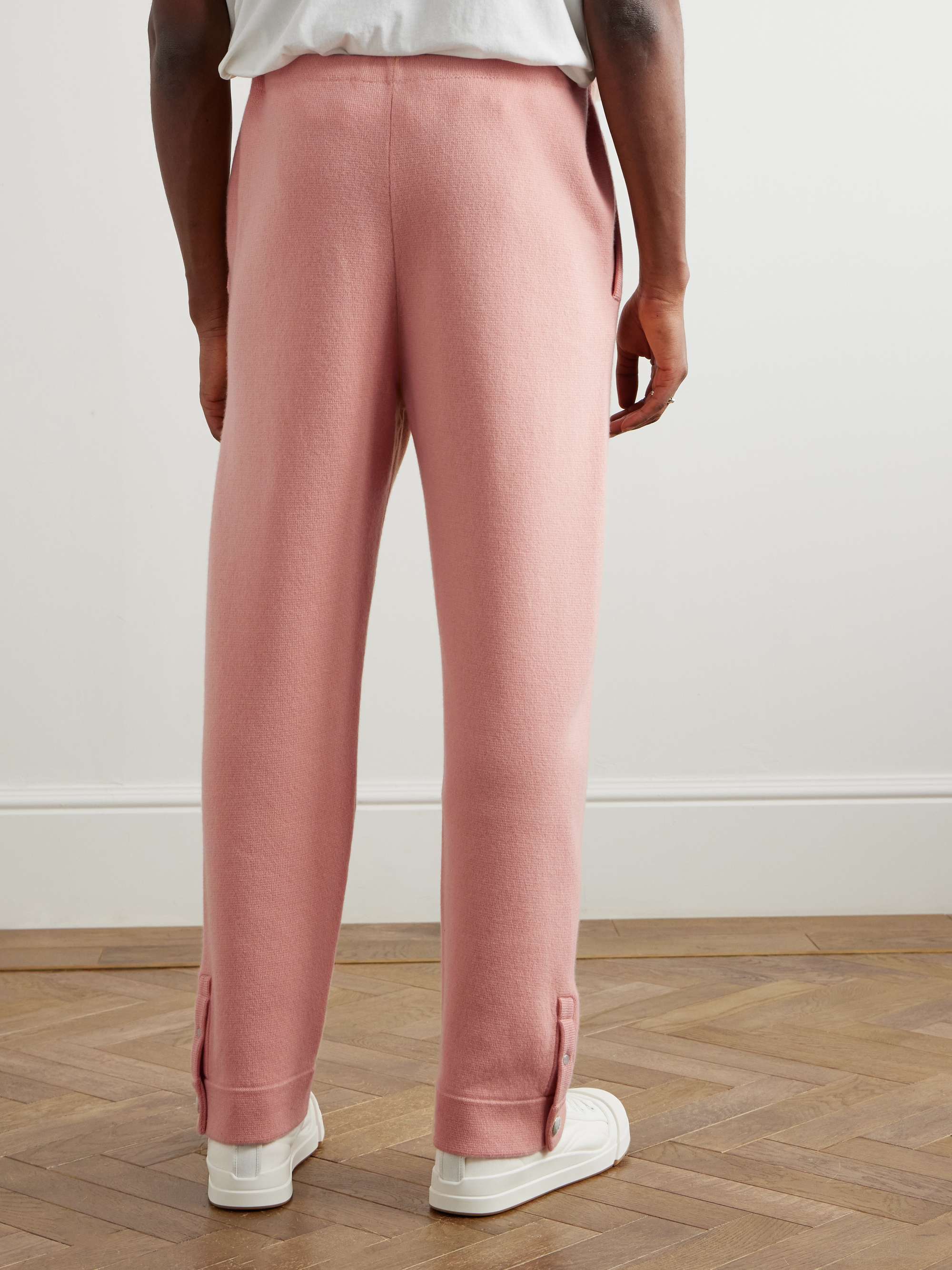 Wanderer Tapered Embellished Cashmere Trousers view
