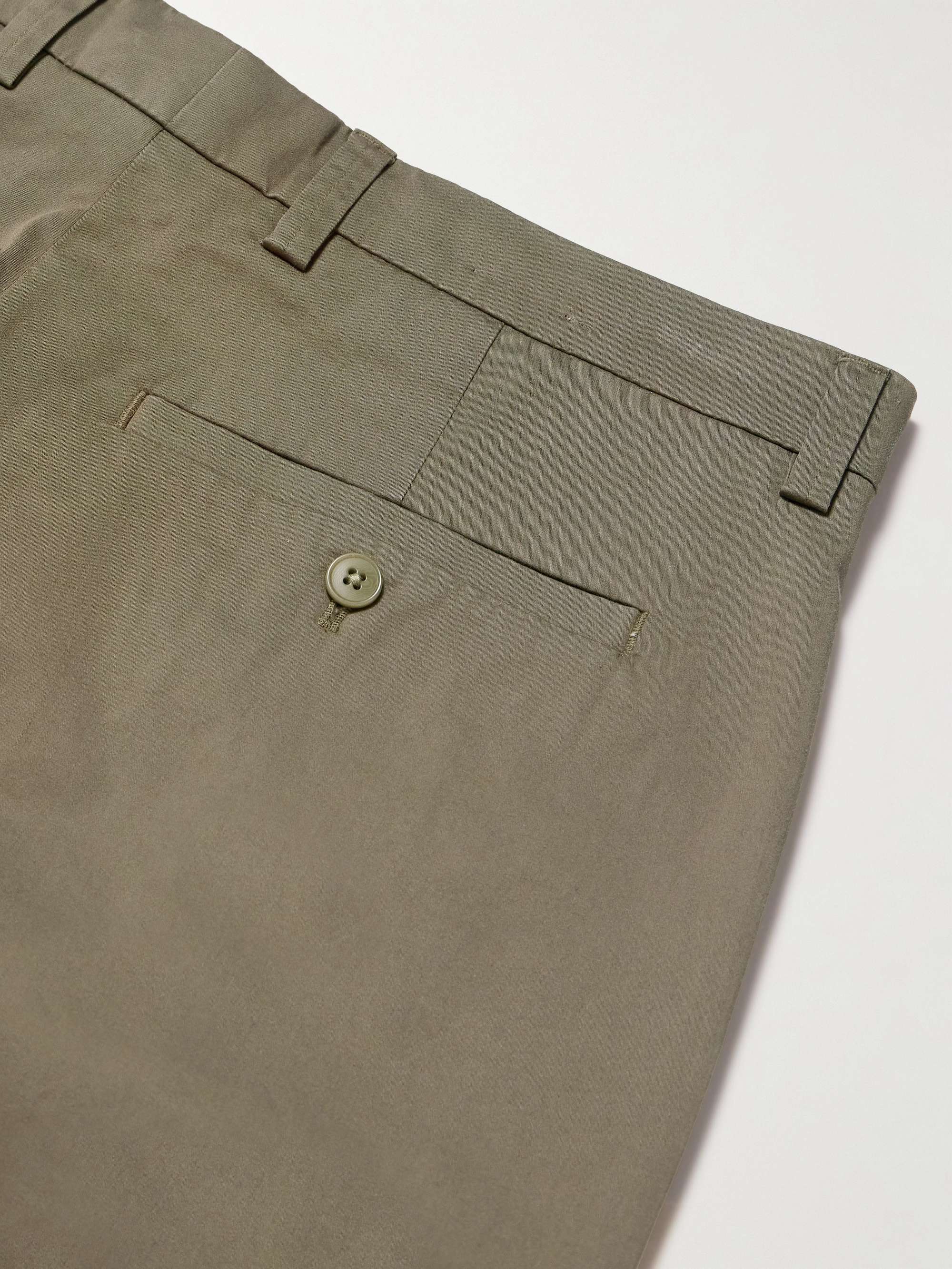 Paw 1804 Straight-Leg Organic Cotton-Blend Trousers view