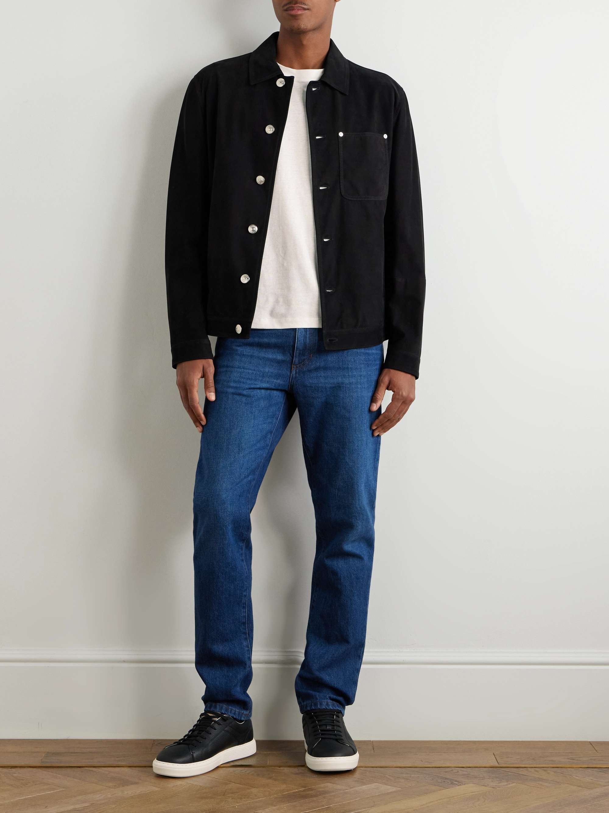 Linen and Cotton-Blend Jersey T-Shirt view