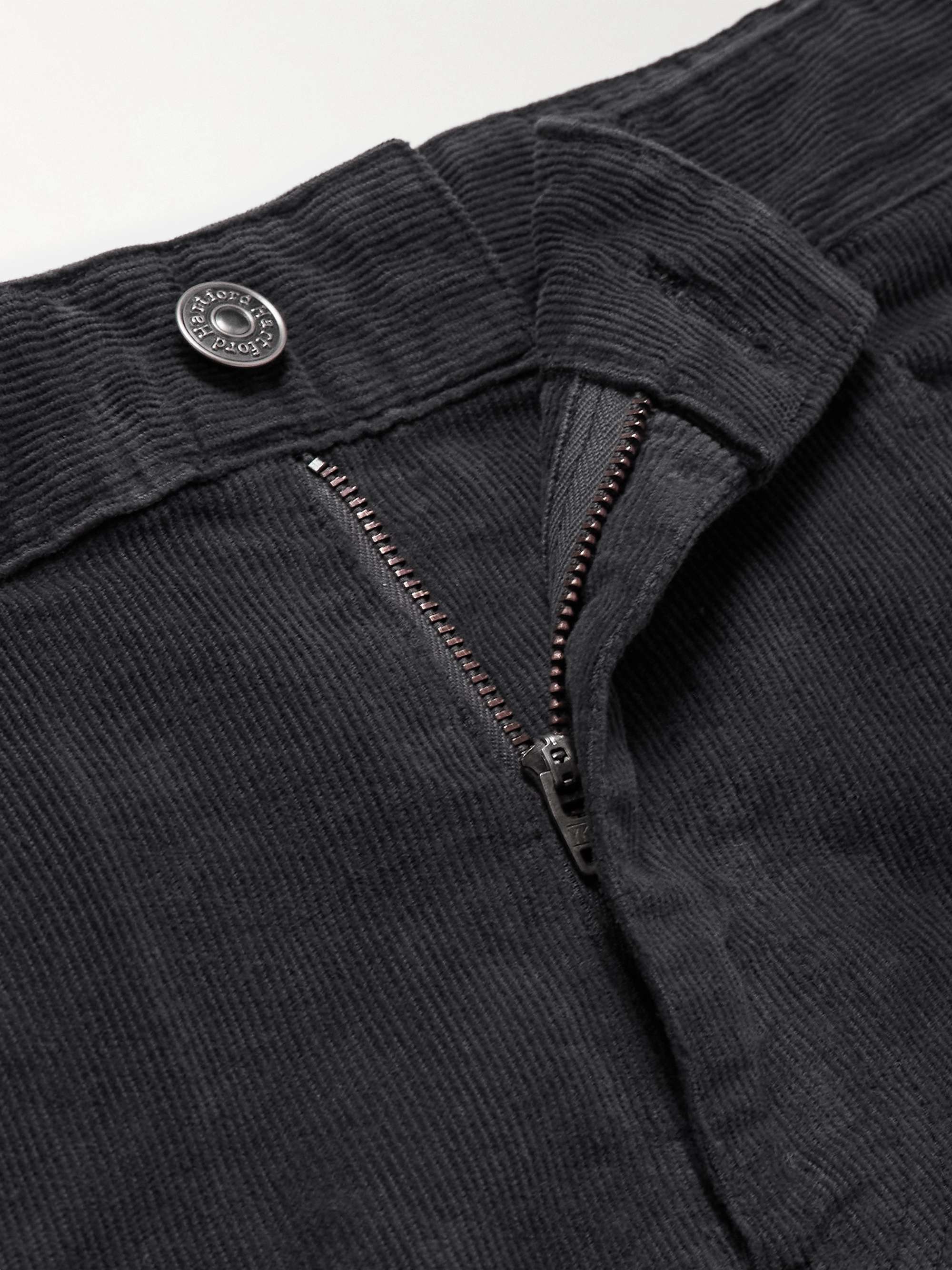 Tim Straight-Leg Cotton-Blend Corduroy Trousers view
