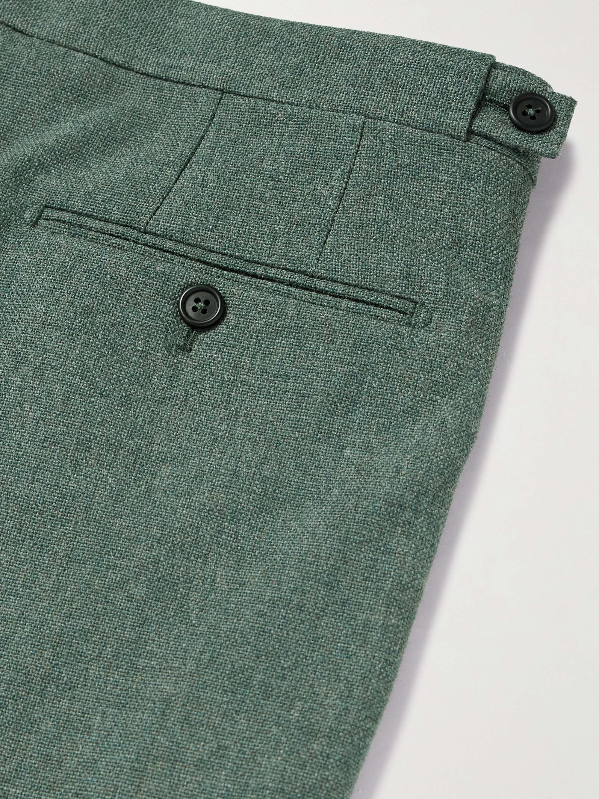 Slim-Fit Wool Suit Trousers view