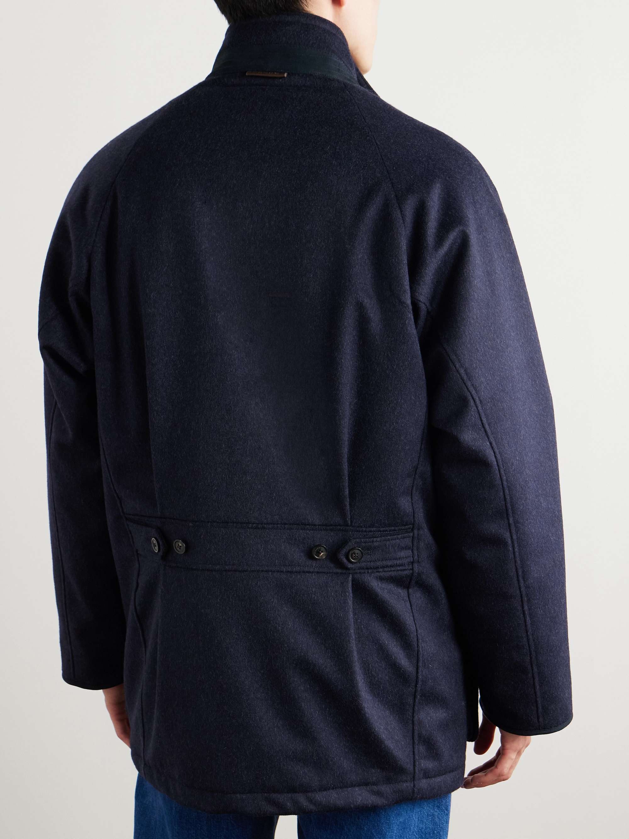Wool and Alpaca-Blend Field Coat view