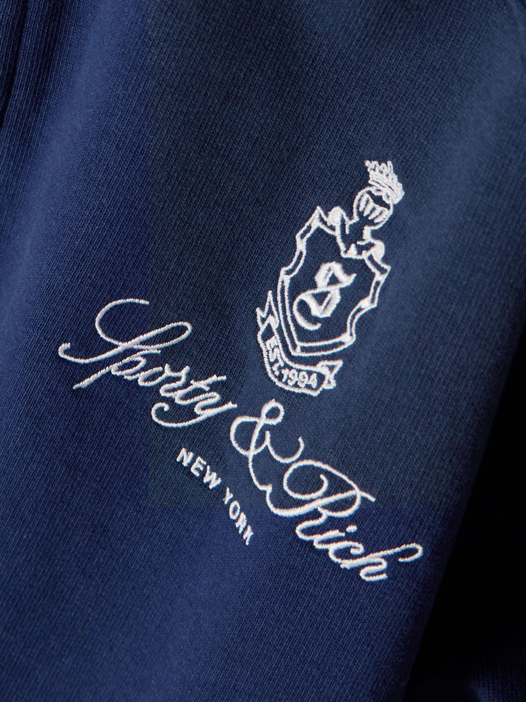Vendome embroidered cotton-jersey sweatshirt view