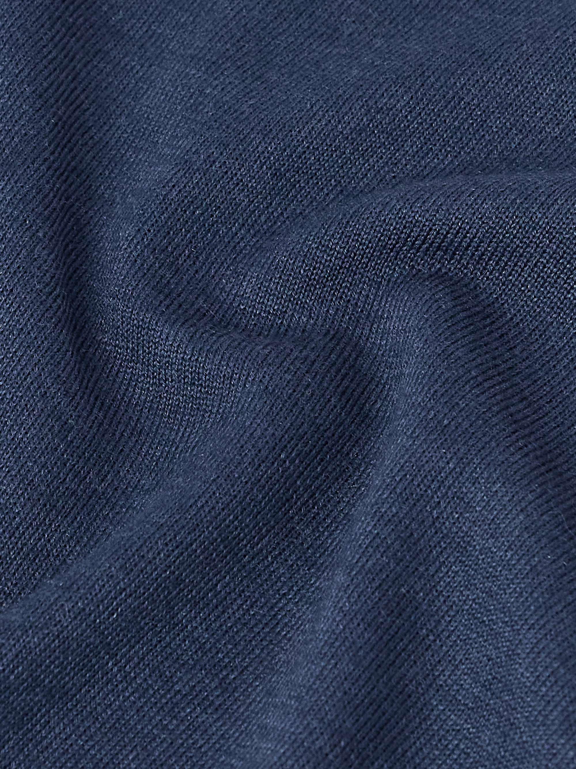 Slim-Fit Cashmere Silk-Blend Sweater view