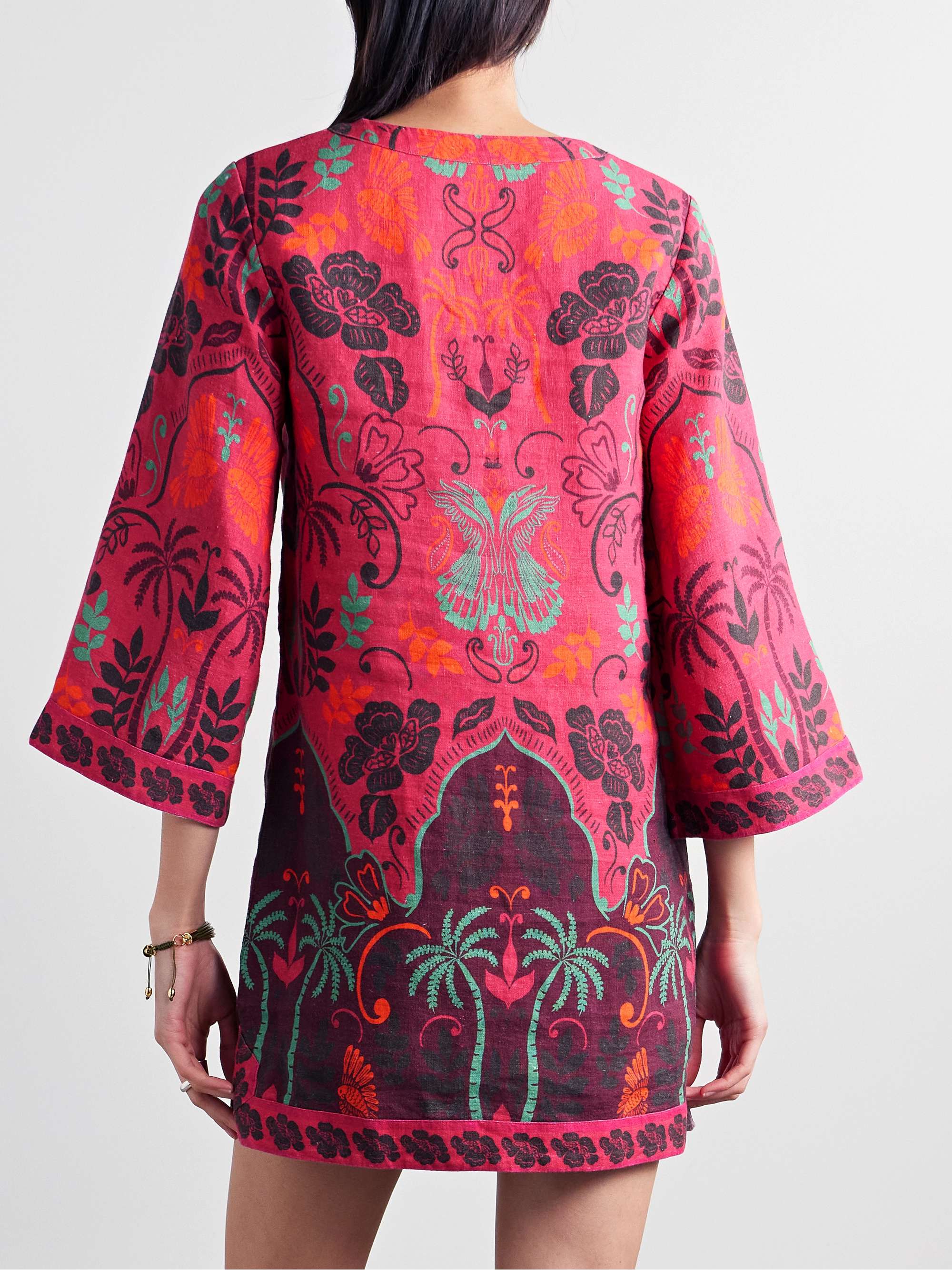 Jaipur printed linen tunic view