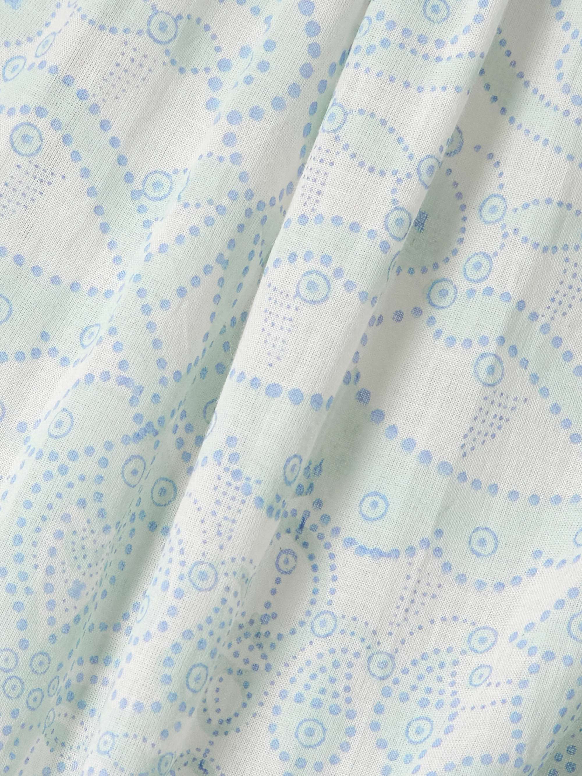 Vladia tasseled printed cotton-voile midi dress view