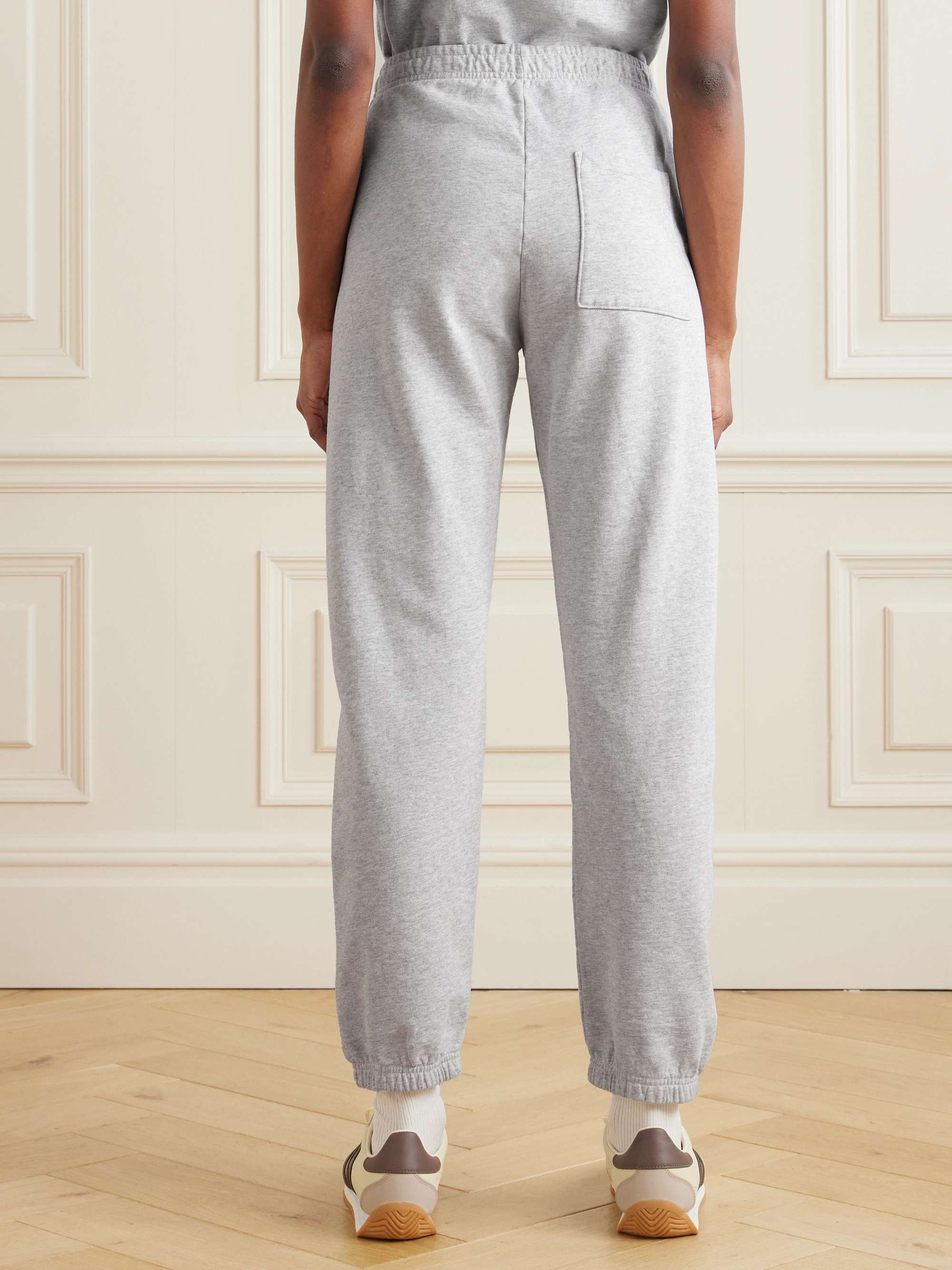 Ivy League printed cotton-blend jersey track pants view