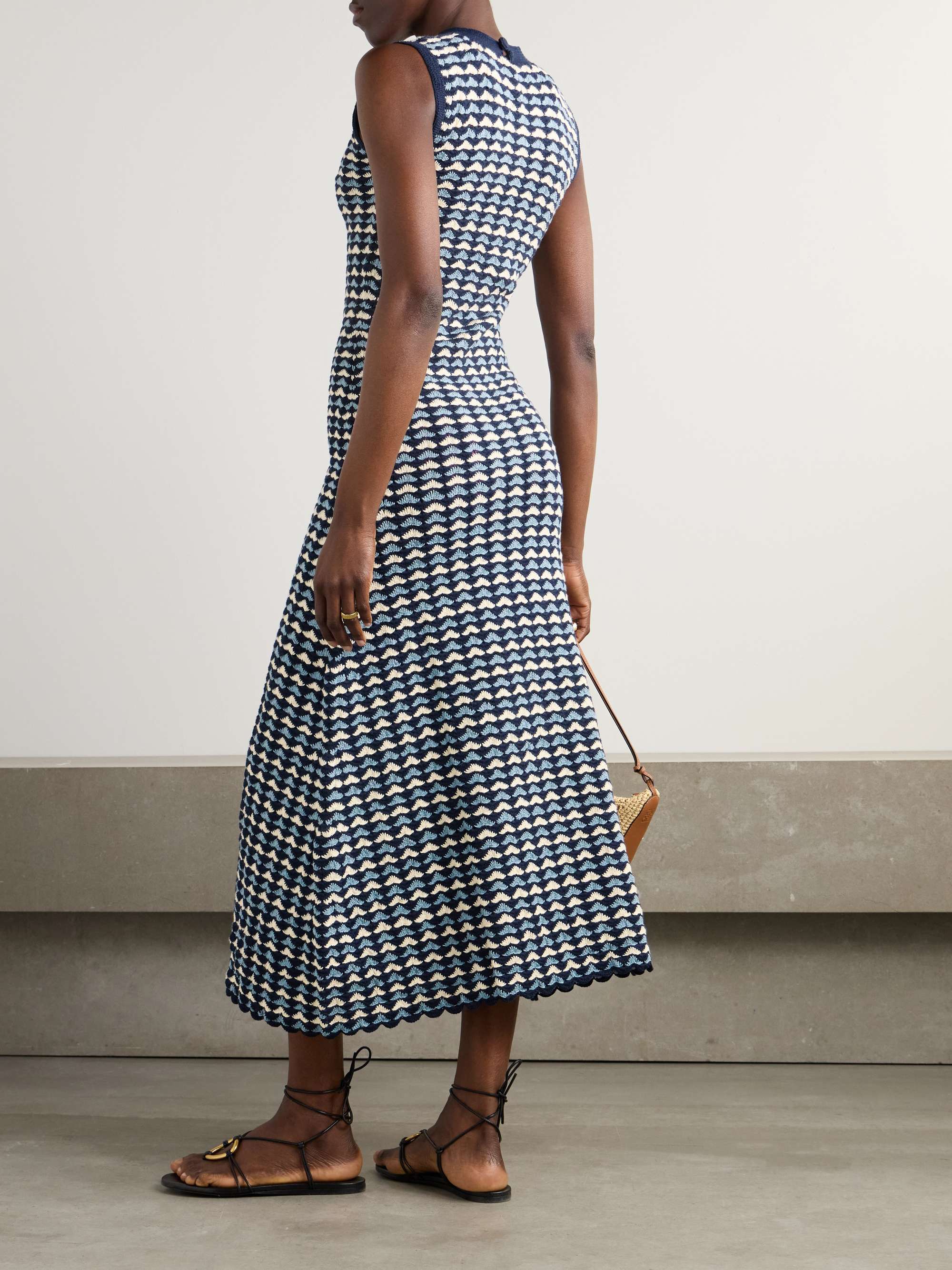 Pacifico crocheted cotton maxi dress view