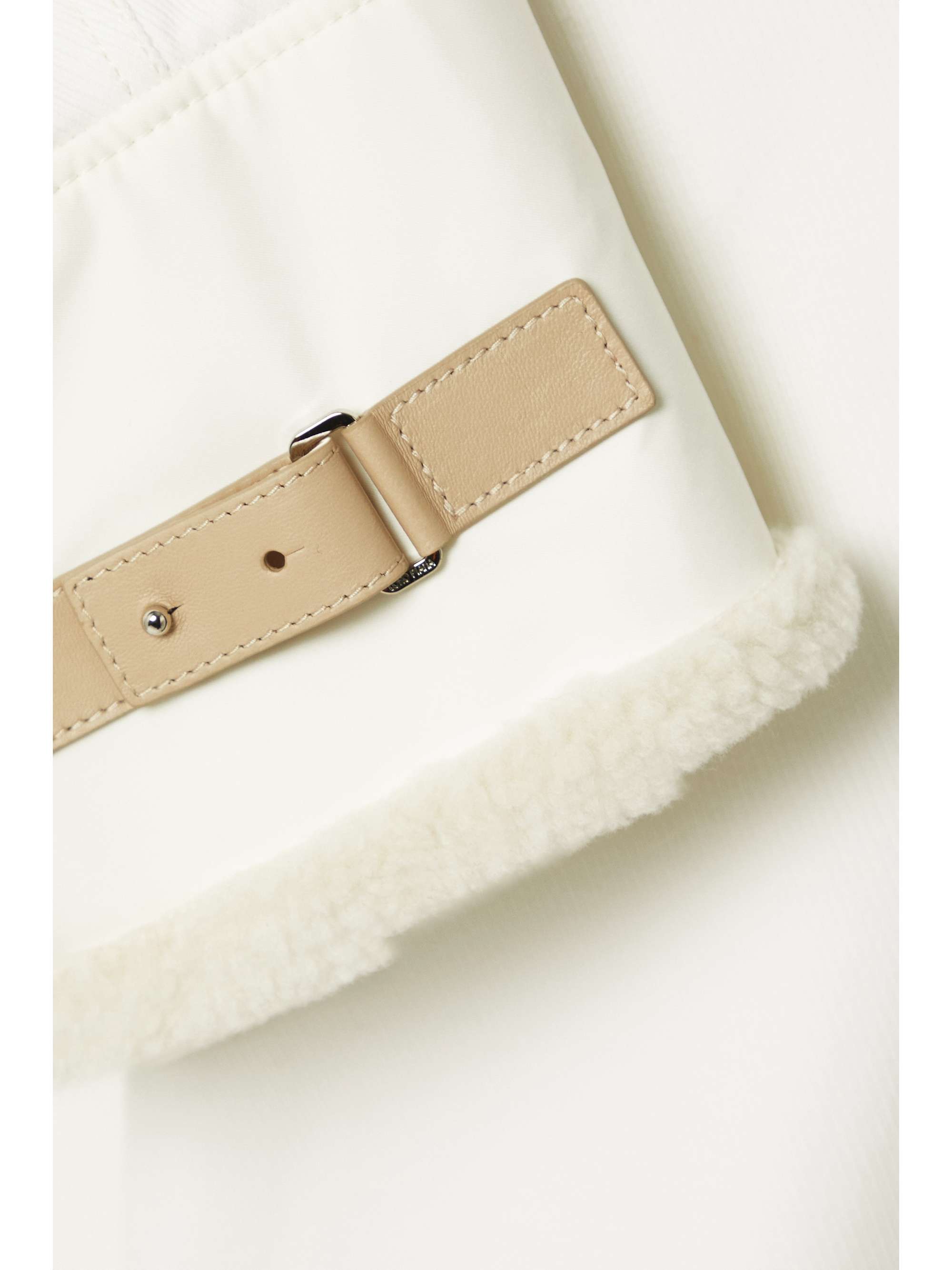 Andes faux shearling-lined cotton-blend twill straight-leg pants view