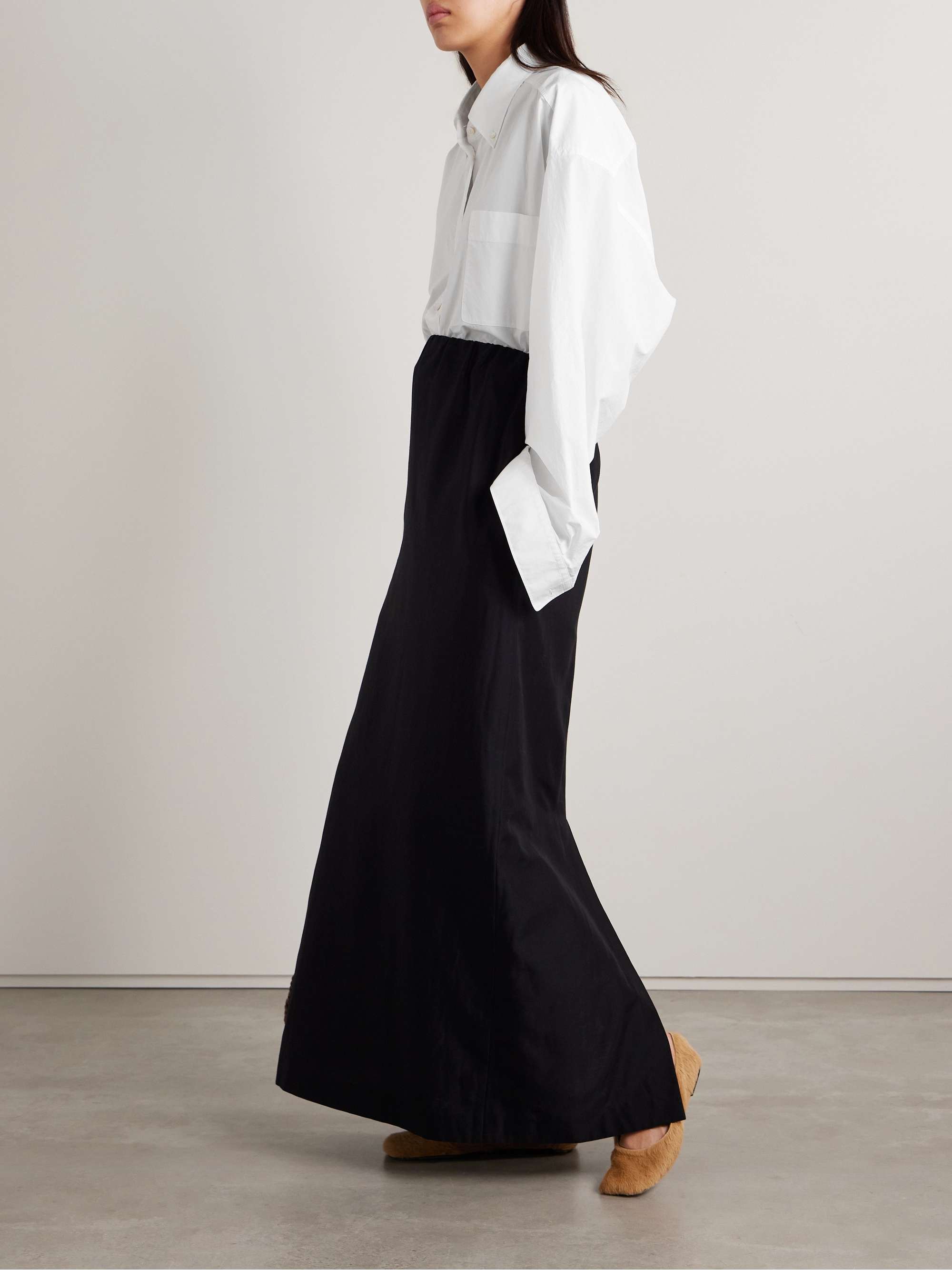 Victoria oversized cotton-poplin shirt view
