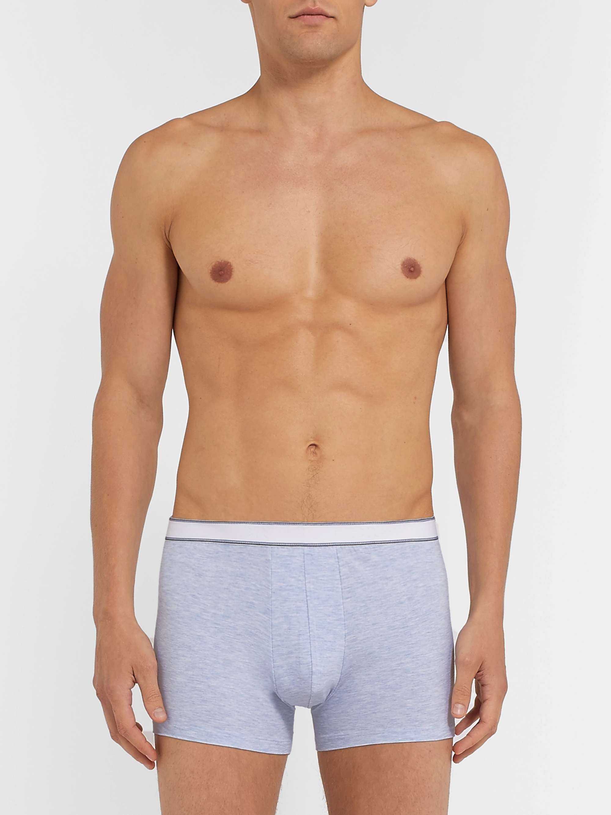 Ethan Mélange Stretch-Micro Modal Boxer Briefs view