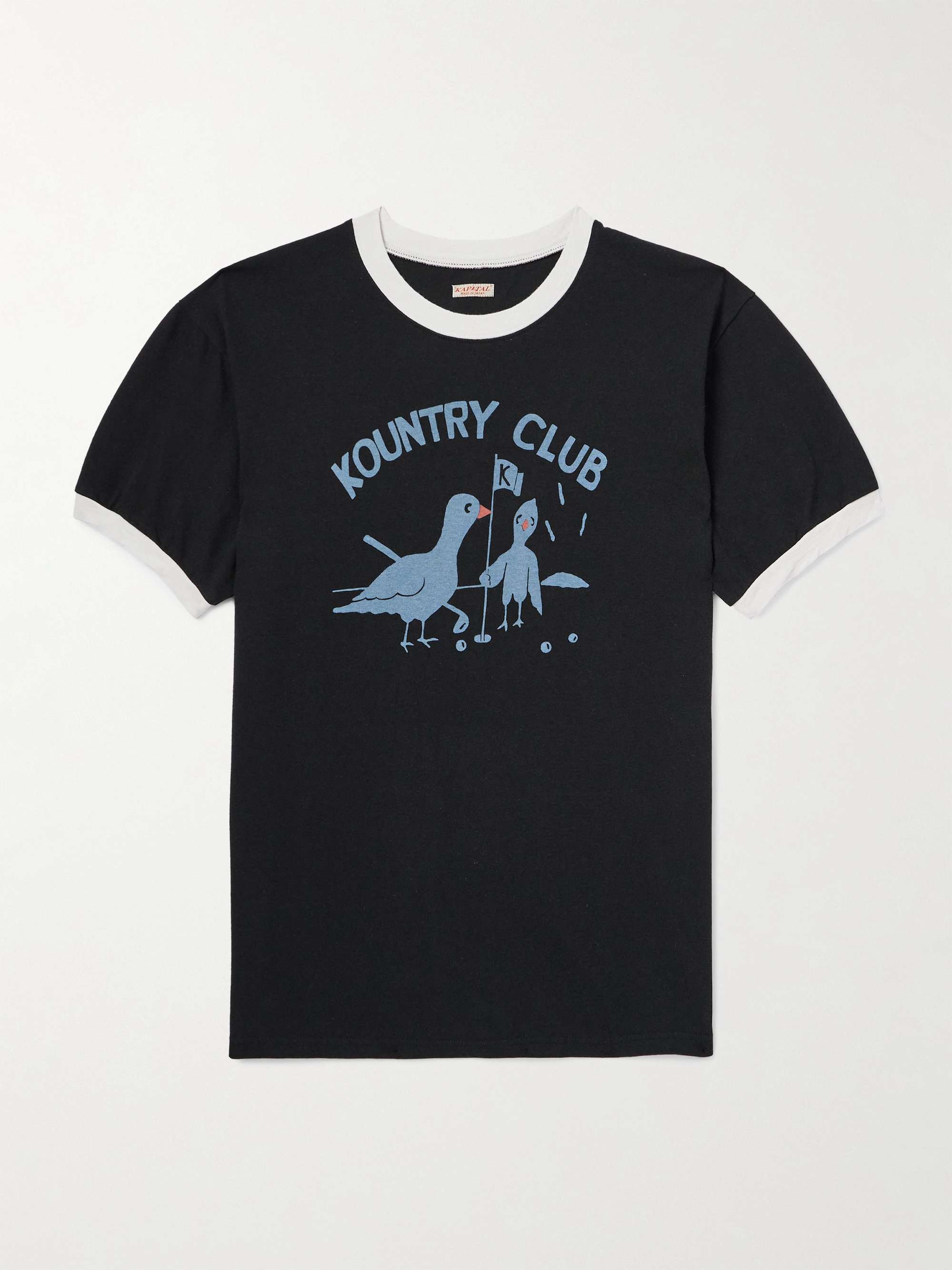 Slim-Fit Logo-Print Cotton-Jersey T-Shirt view