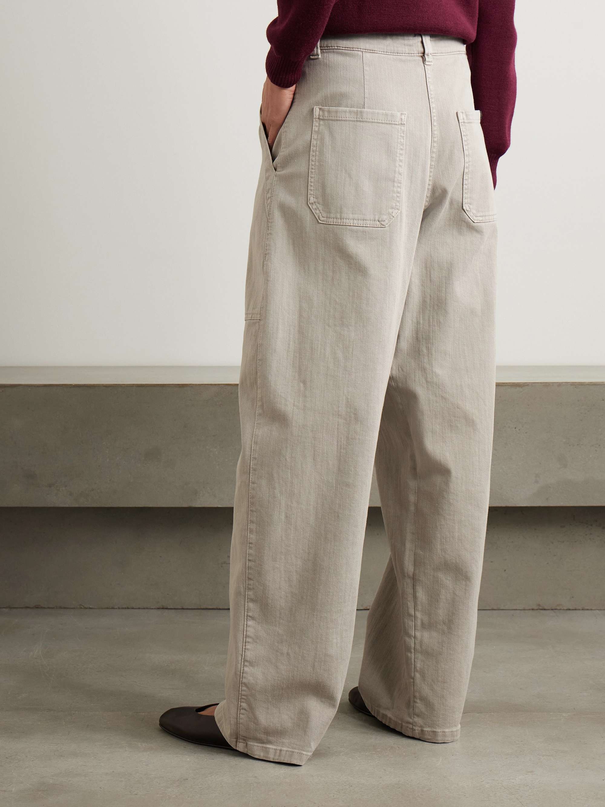 Cotton-twill pants view