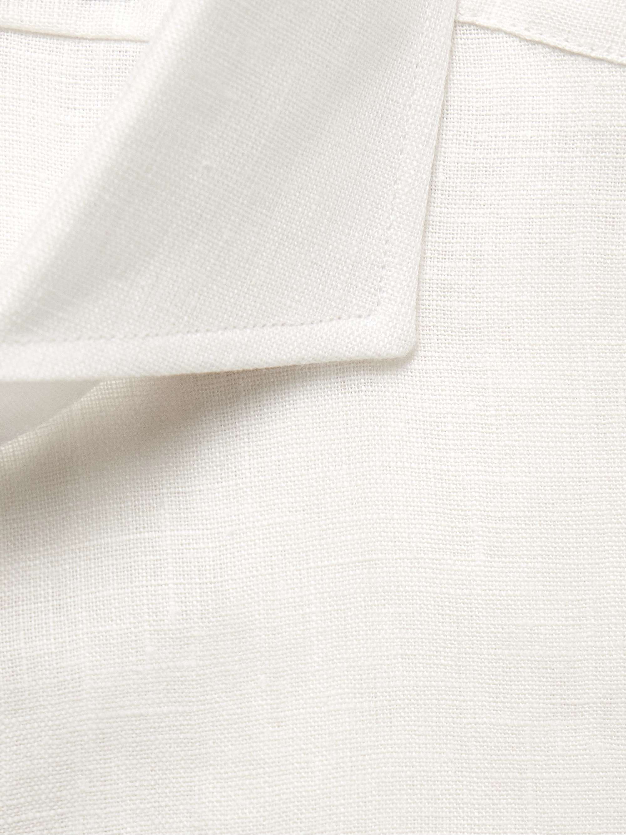 Bridford Cutaway-Collar Linen Shirt view