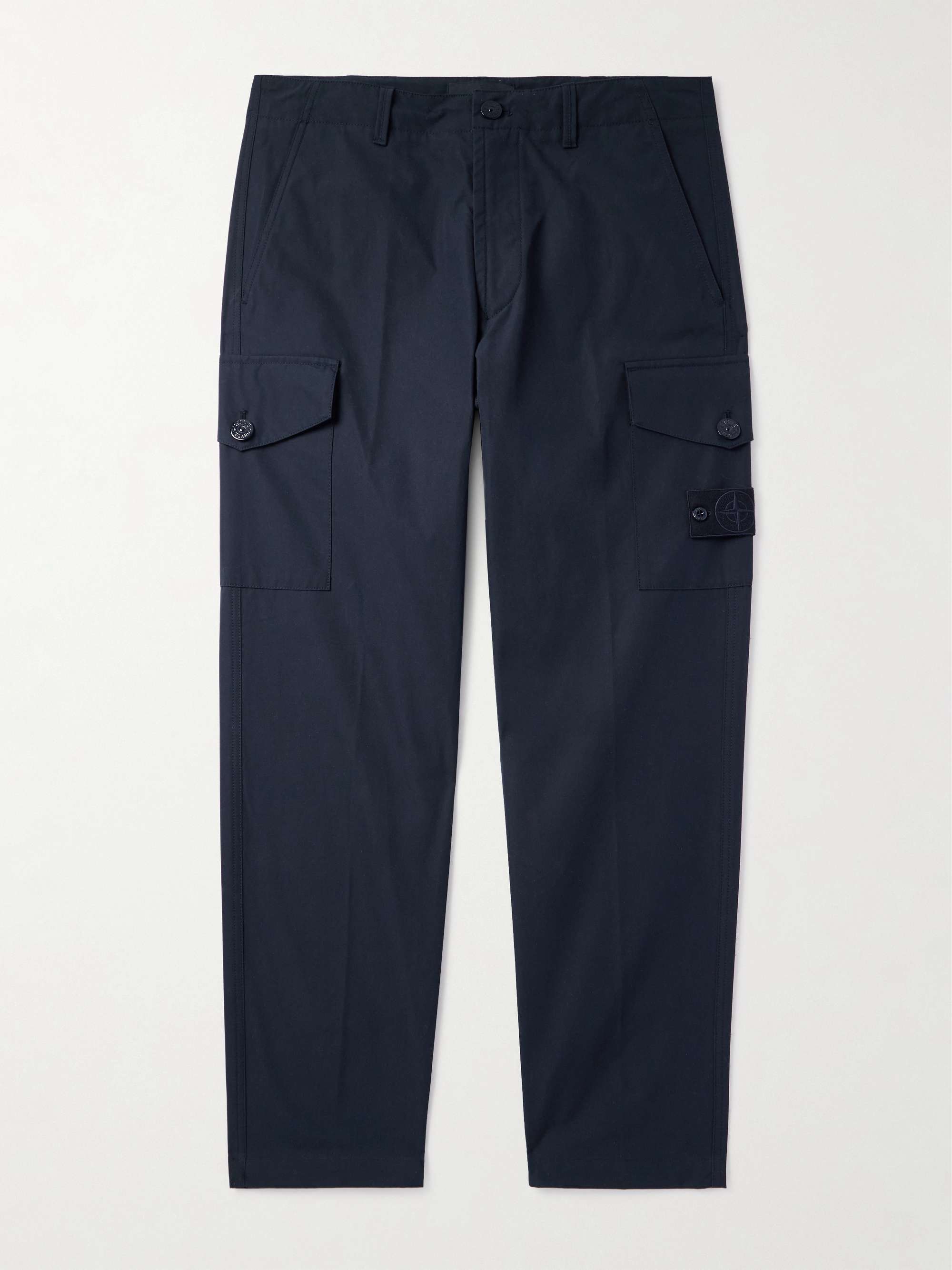 Ghost Straight-Leg Organic Cotton-Canvas Trousers view