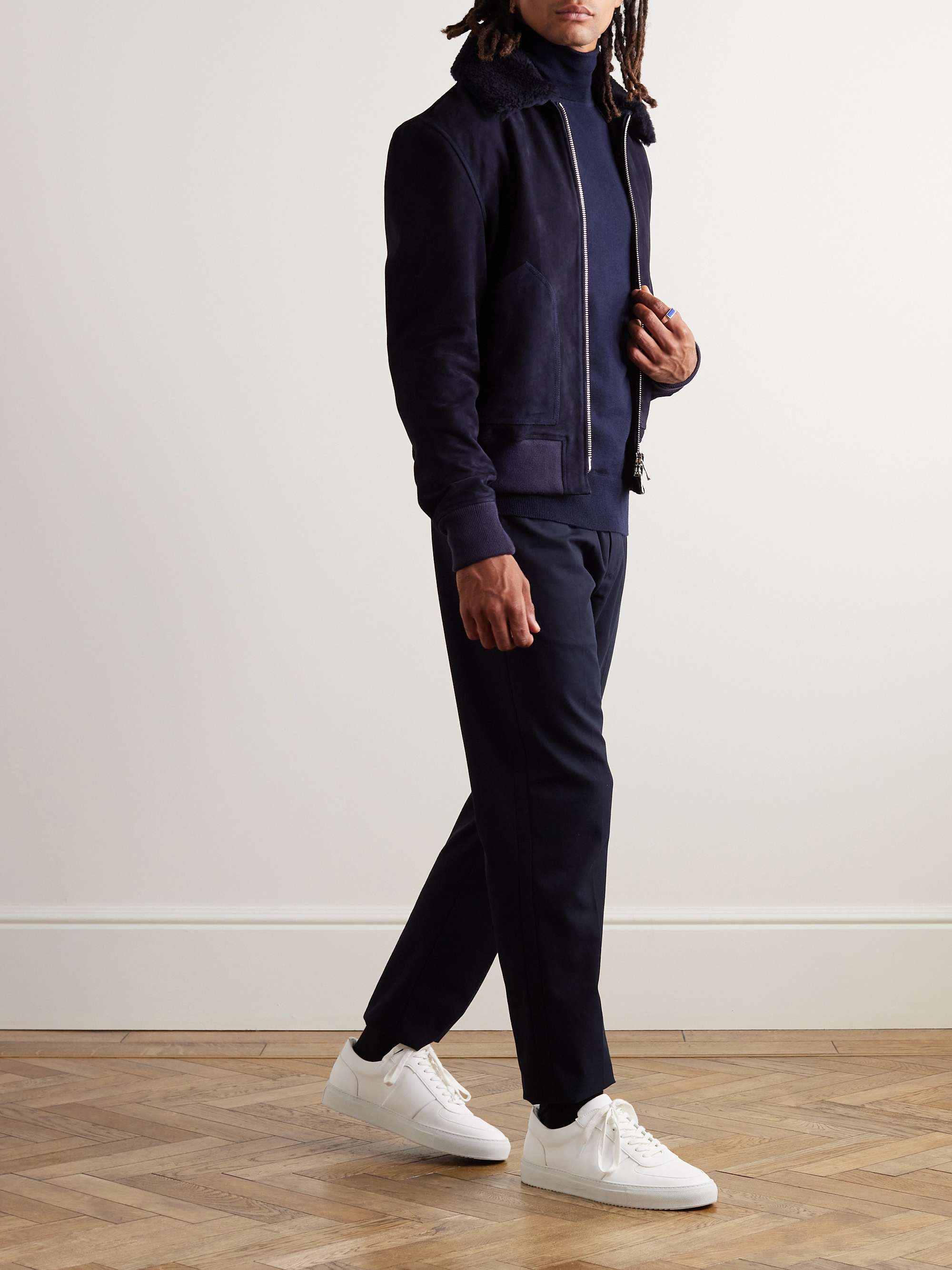 Slim-Fit Merino Wool Rollneck Sweater view
