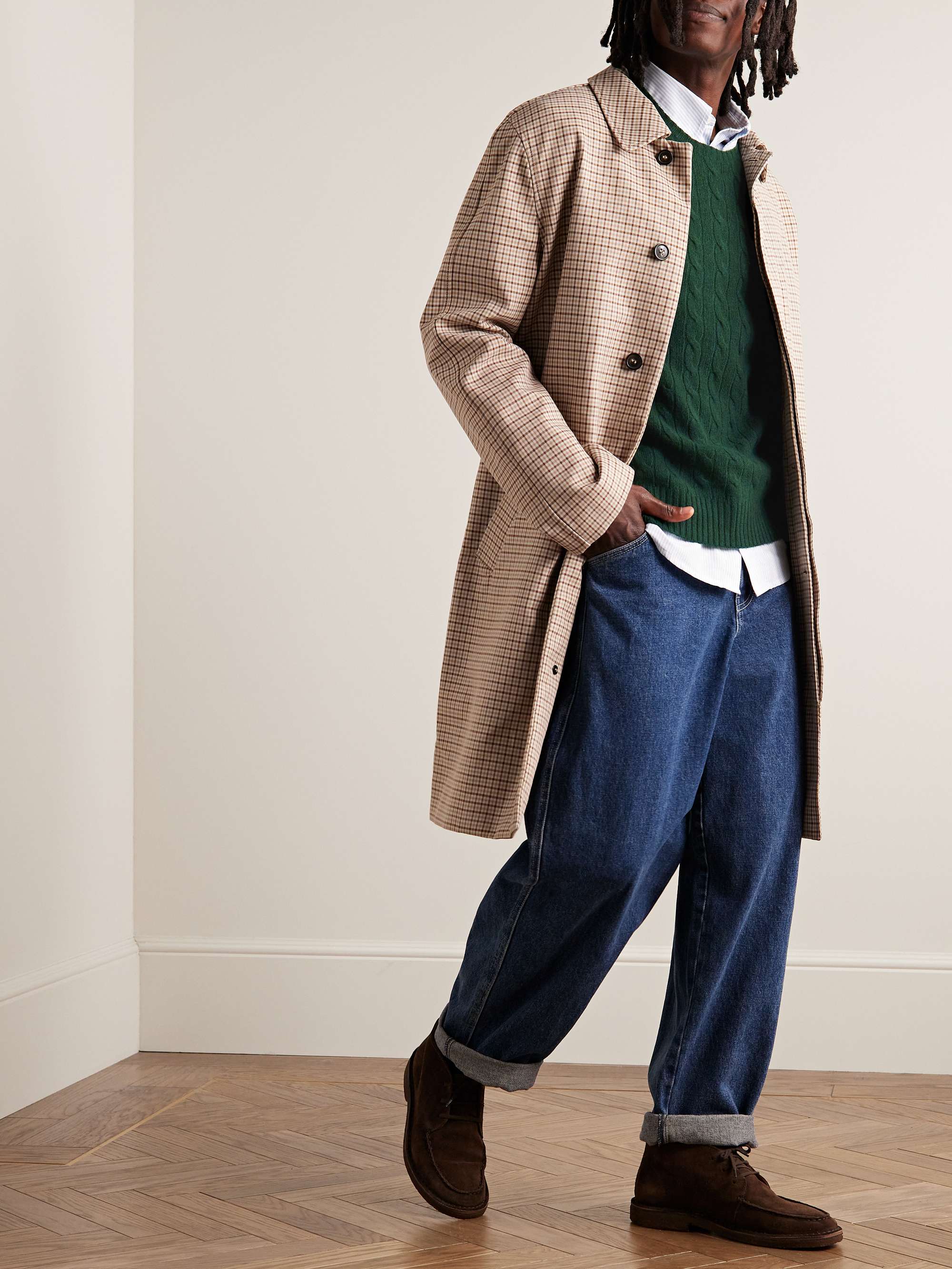 Cable-Knit Wool and Cashmere-Blend Sweater view