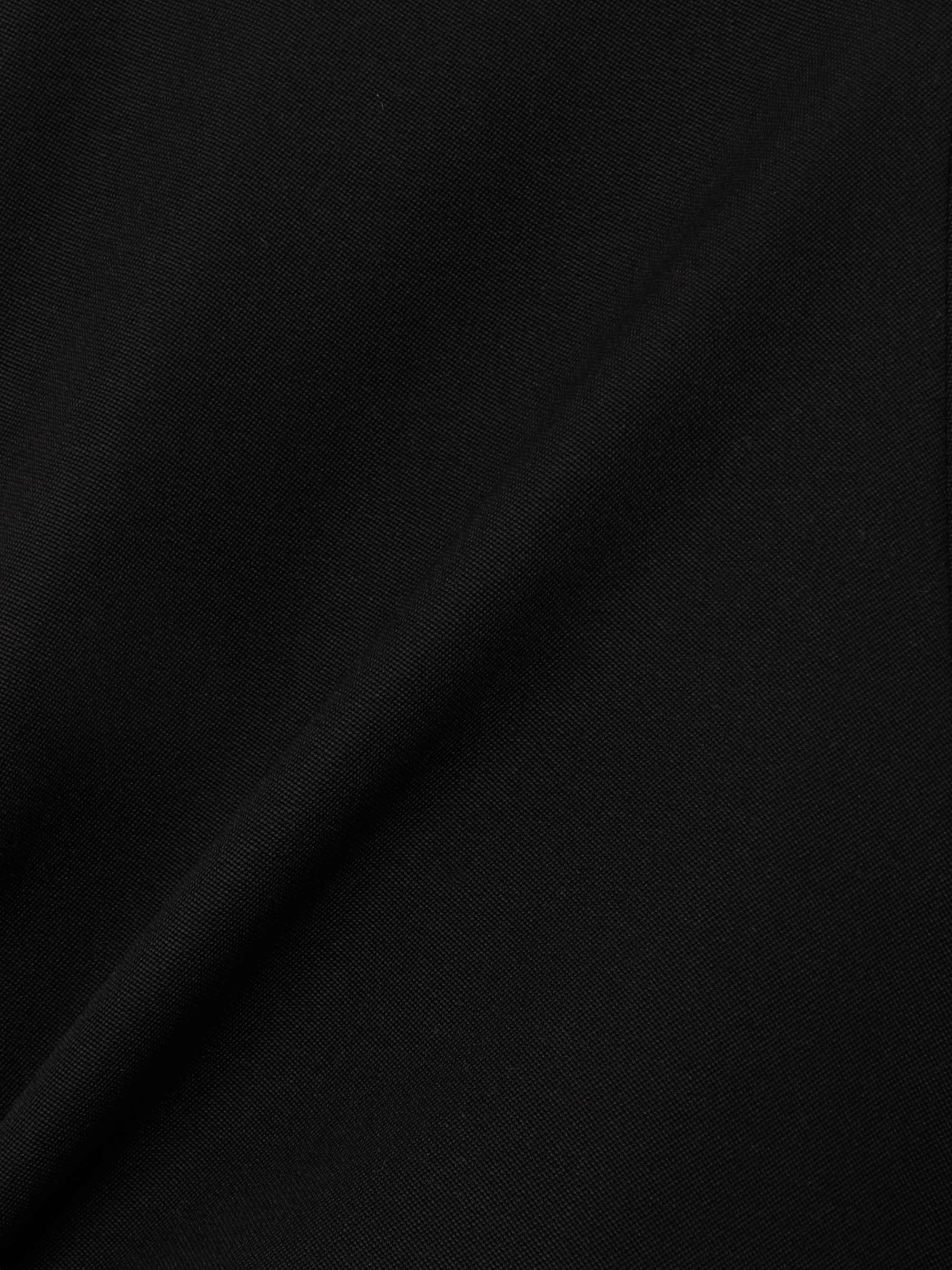 Draped wool midi dress view