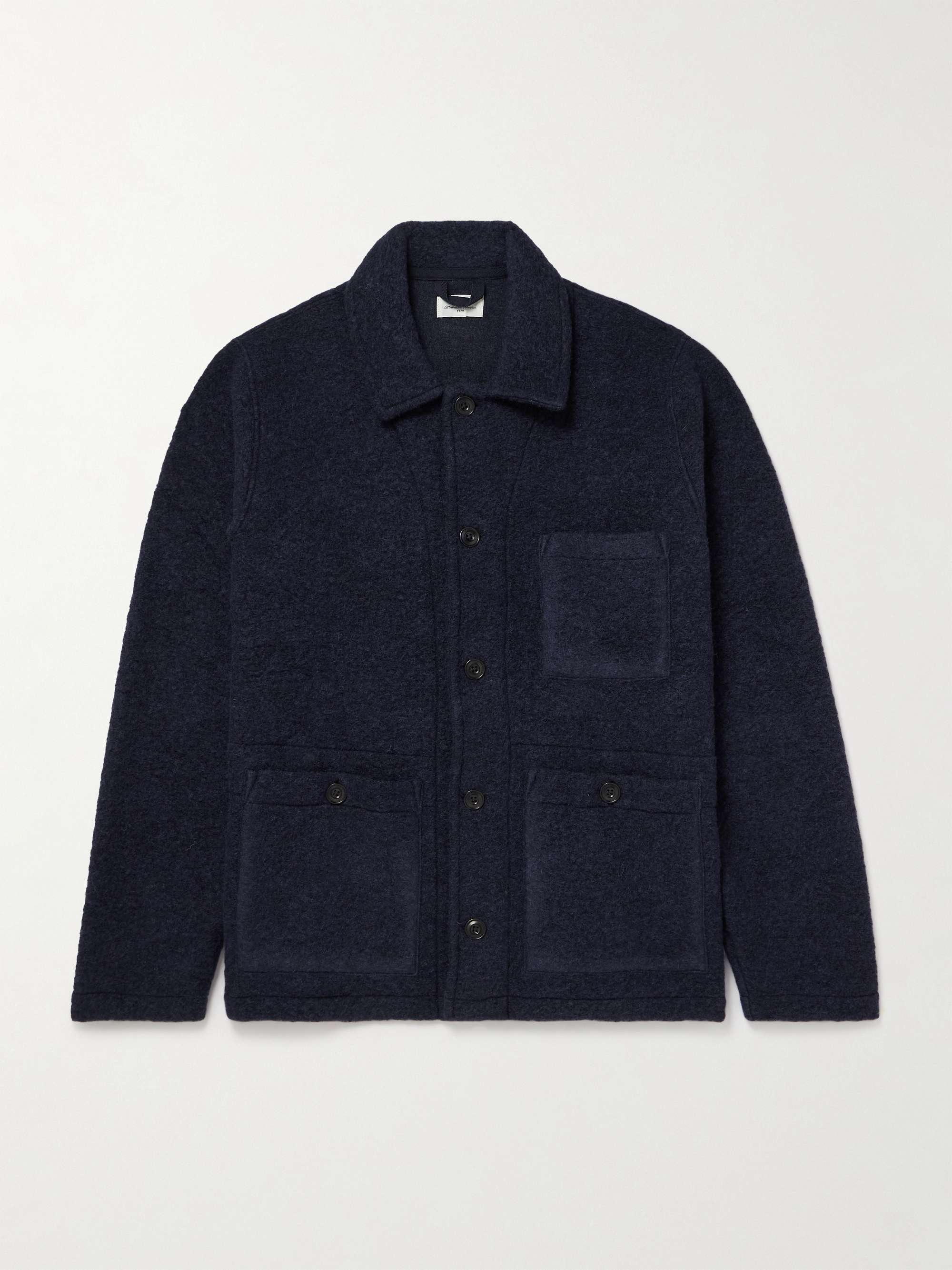 Service Wool-Blend Fleece Chore Jacket view