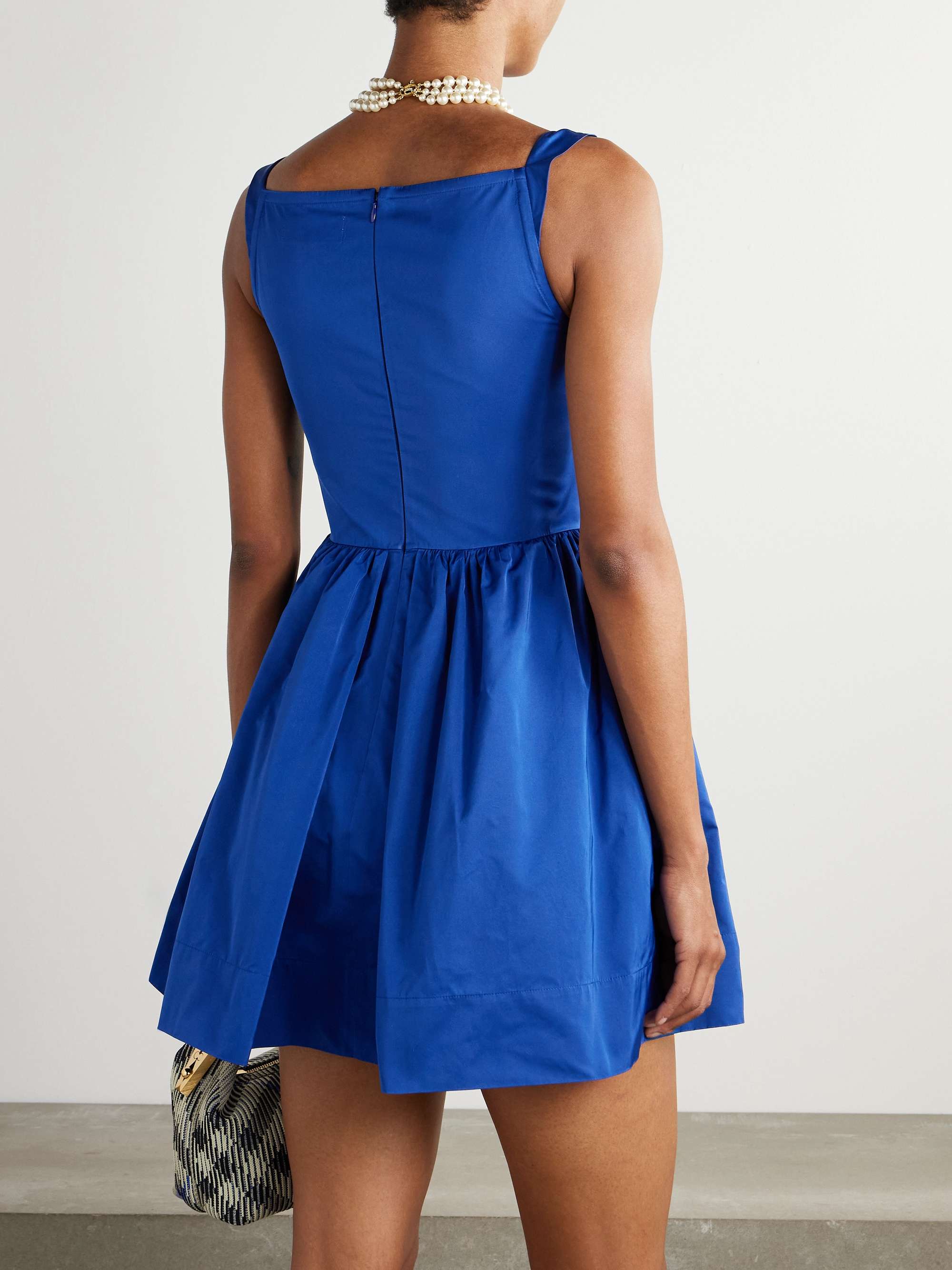Sunday pleated taffeta mini dress view