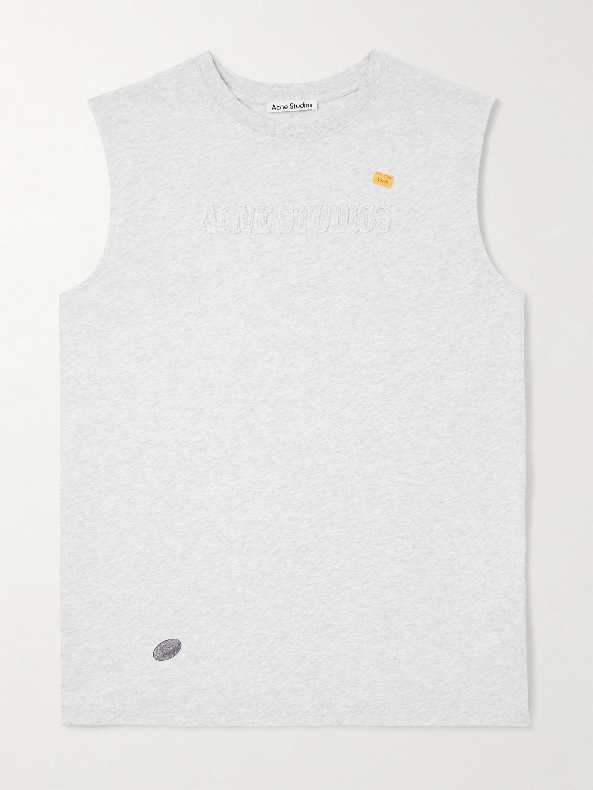 Logo-Appliquéd Cotton-Jersey Tank Top view