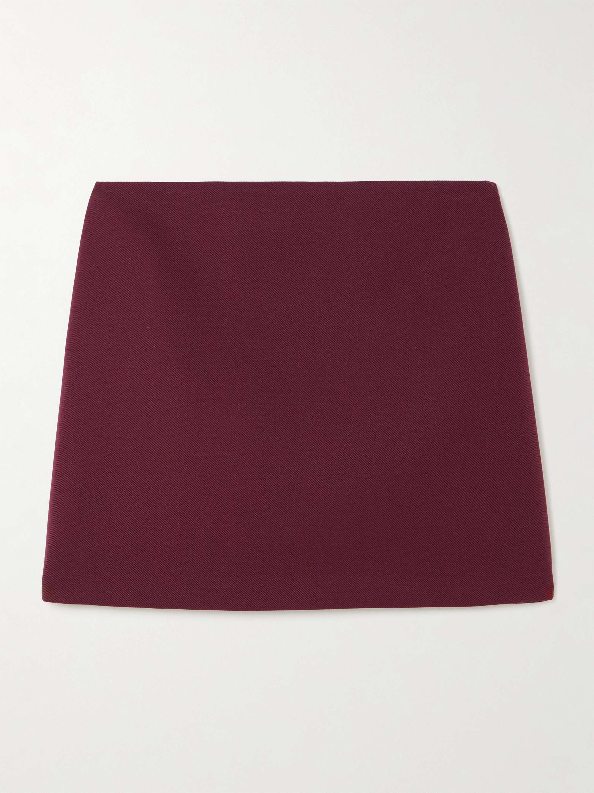 Cecily wool-twill mini skirt view