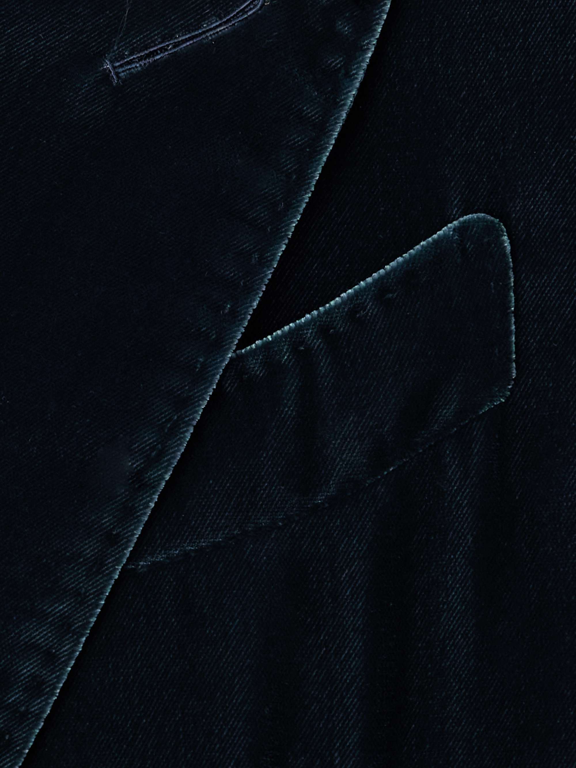 Dyylan Double-Breasted Velvet Tuxedo Jacket view
